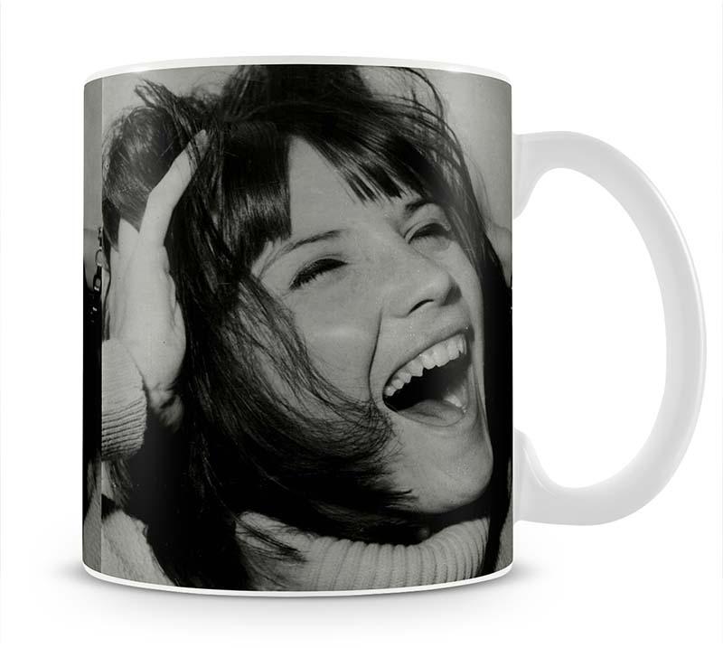 Sandie Shaw laughing Mug - Canvas Art Rocks - 1