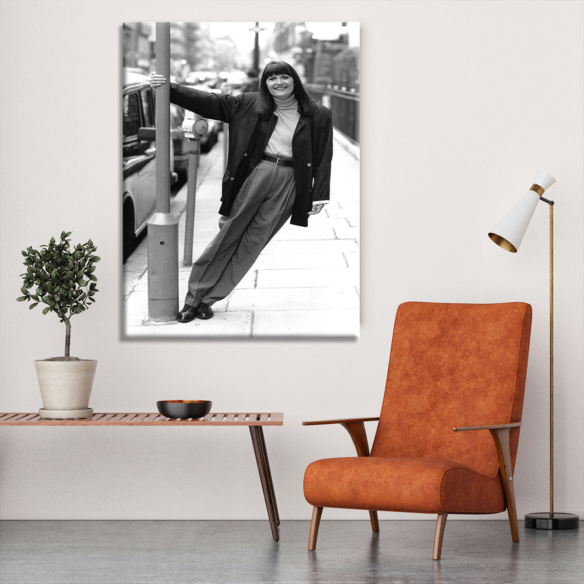 Sandie Shaw swinging Canvas Print or Poster - Canvas Art Rocks - 6