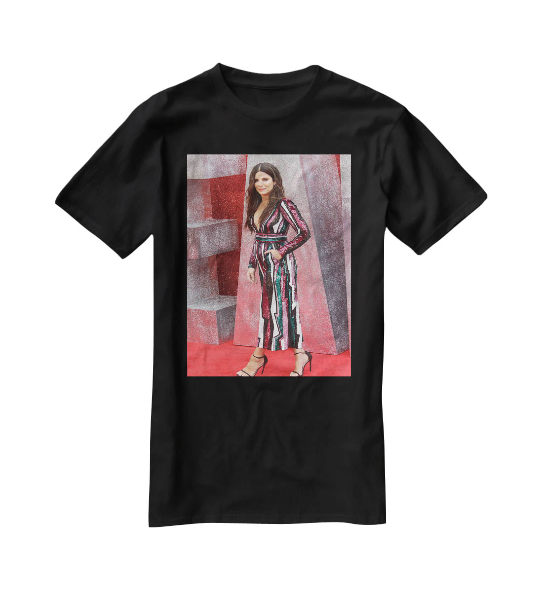 Sandra Bullock T-Shirt - Canvas Art Rocks - 1