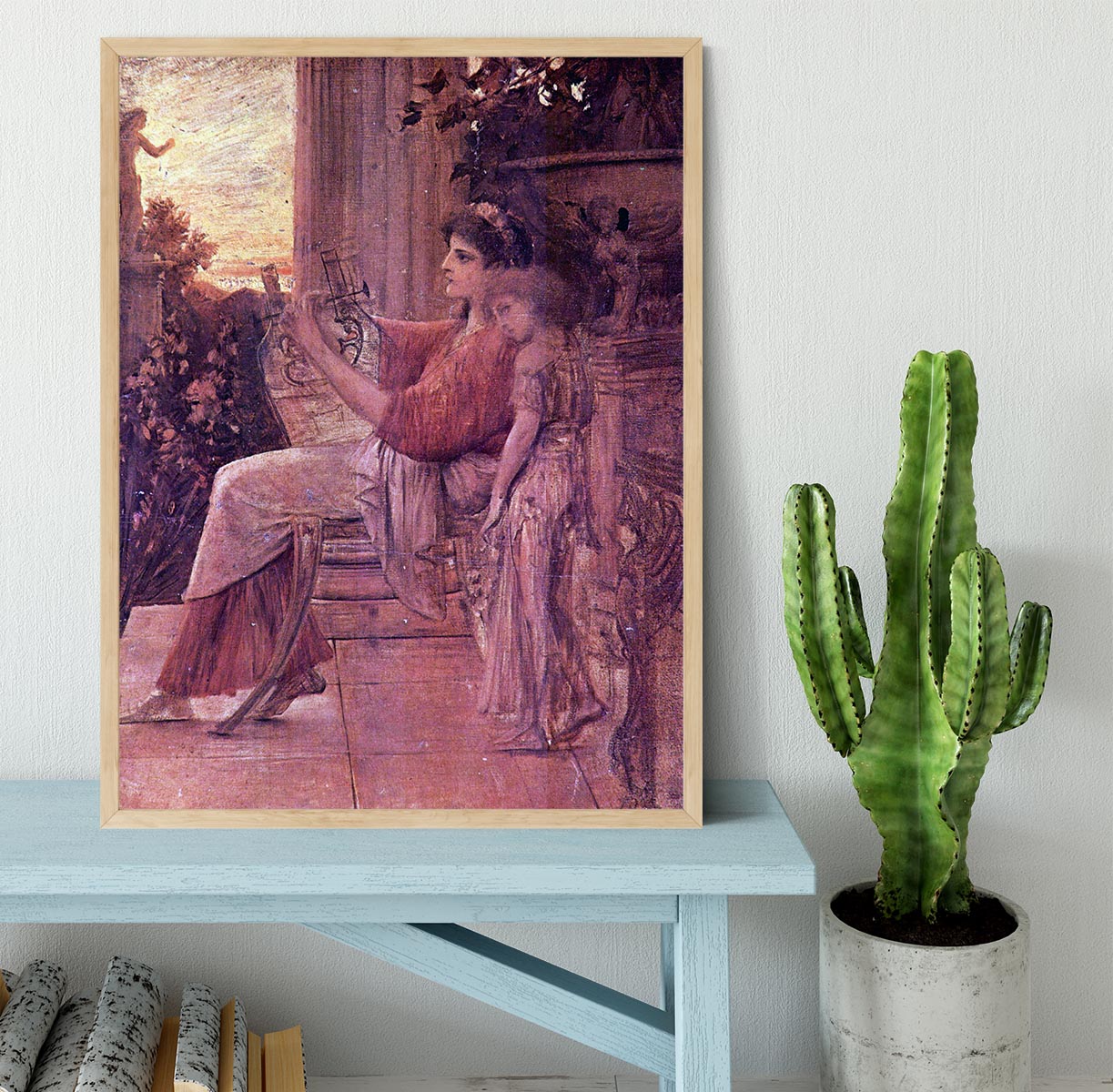 Sapho by Klimt Framed Print - Canvas Art Rocks - 4