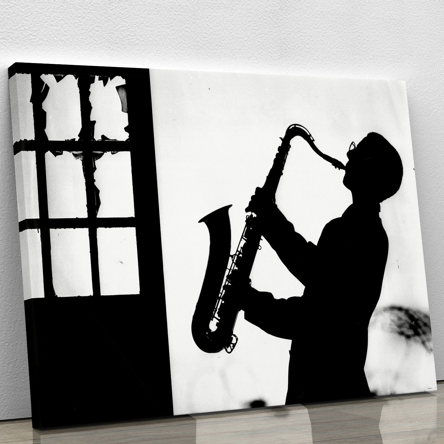 Saxophone player Canvas Print or Poster - Canvas Art Rocks - 1
