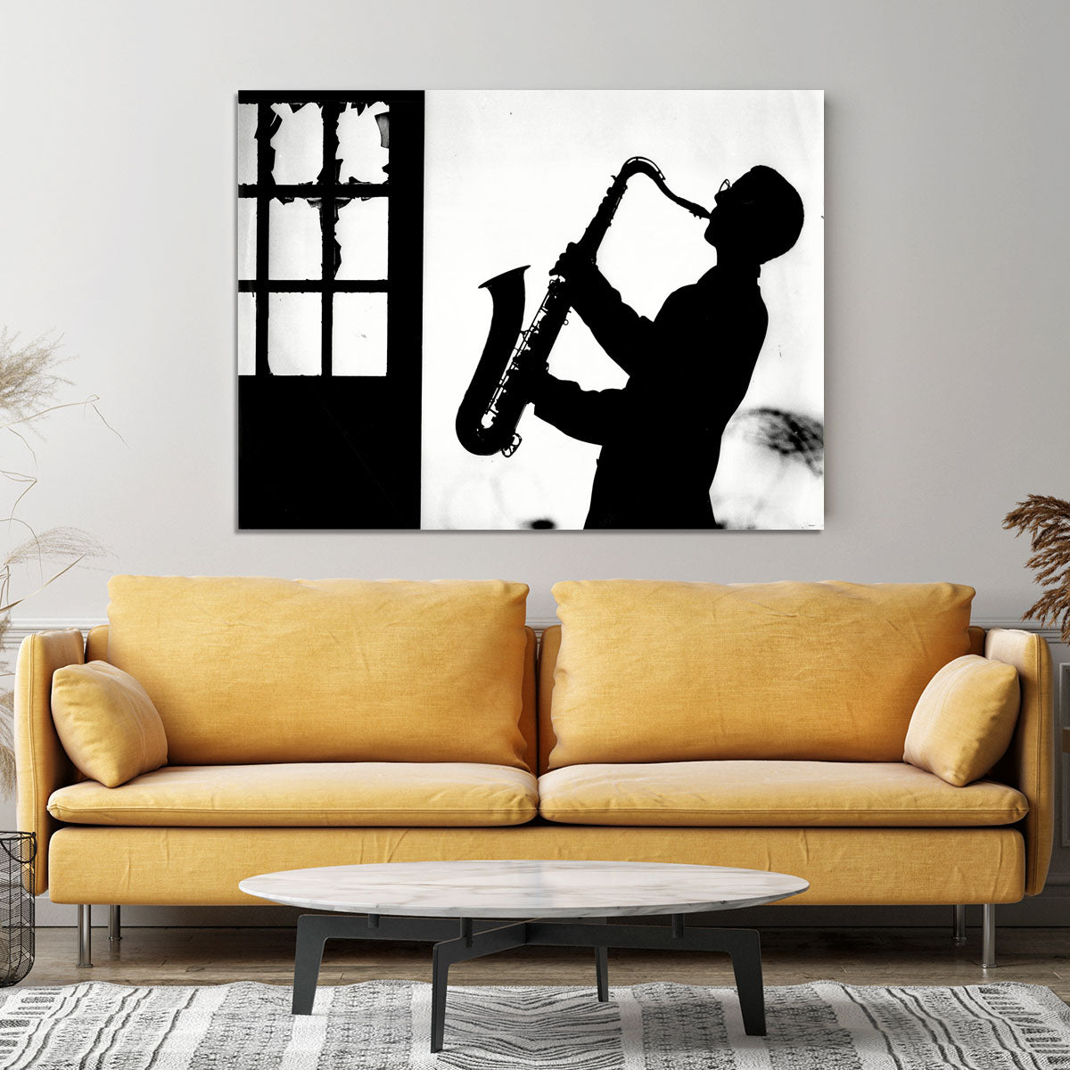 Saxophone player Canvas Print or Poster - Canvas Art Rocks - 4