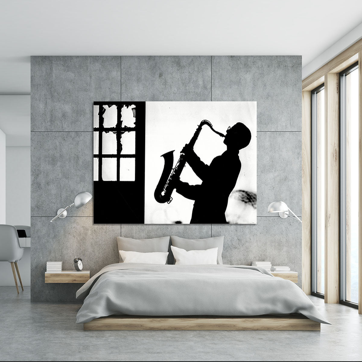 Saxophone player Canvas Print or Poster - Canvas Art Rocks - 5