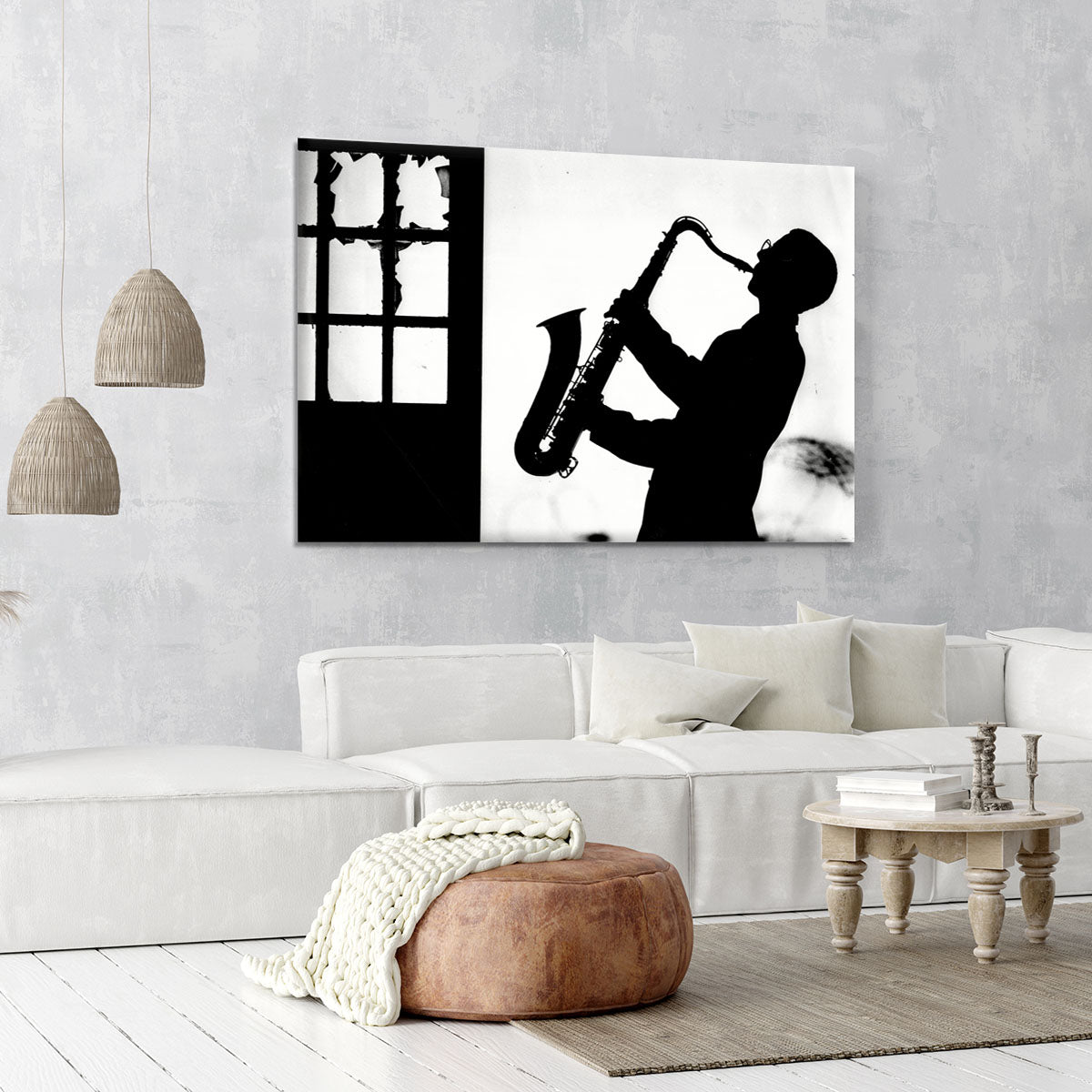 Saxophone player Canvas Print or Poster - Canvas Art Rocks - 6