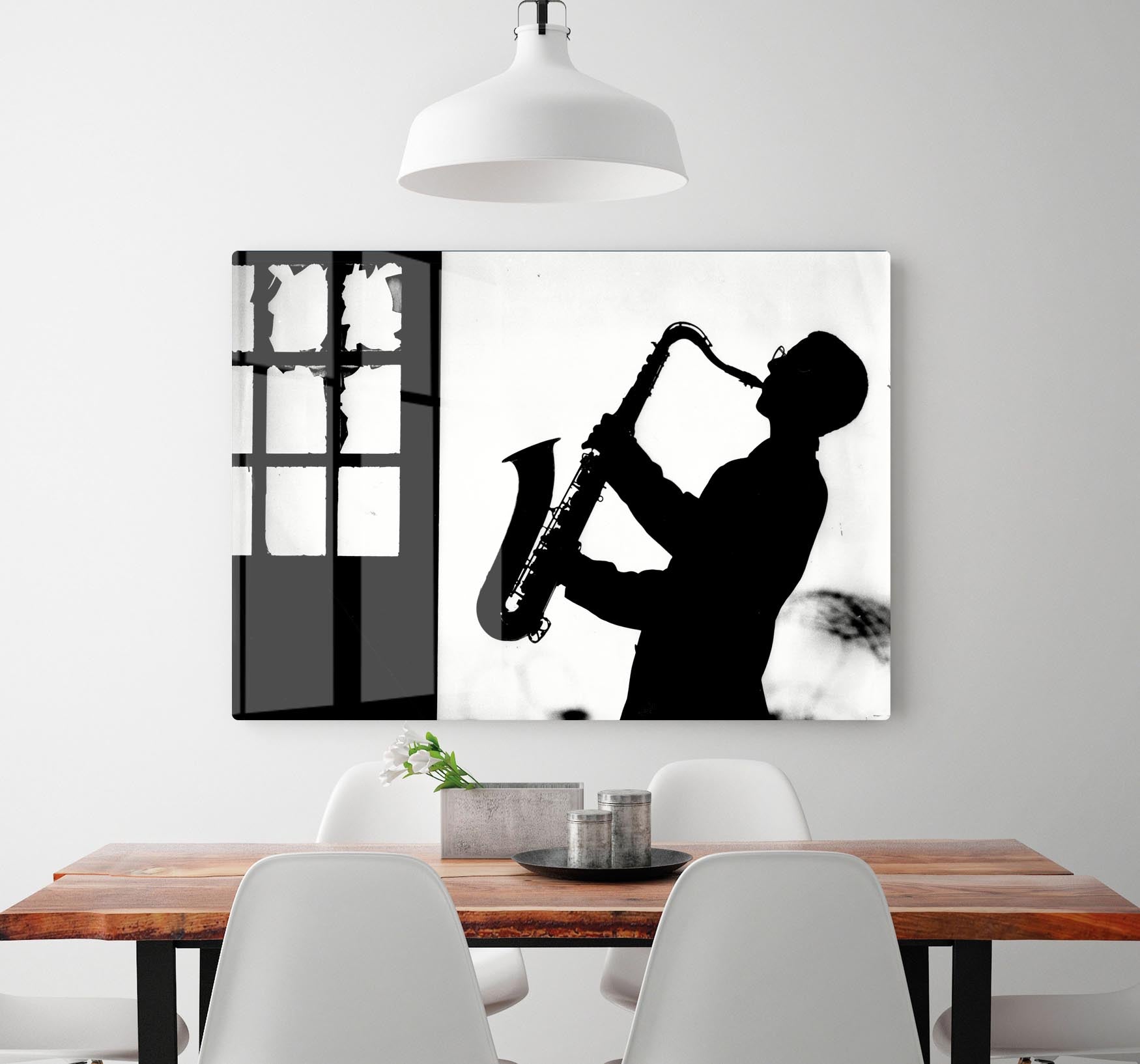 Saxophone player HD Metal Print - Canvas Art Rocks - 2