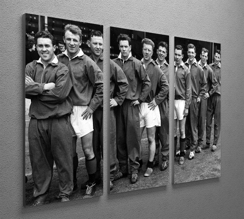 Scotland Football Team 1959 3 Split Panel Canvas Print - Canvas Art Rocks - 2