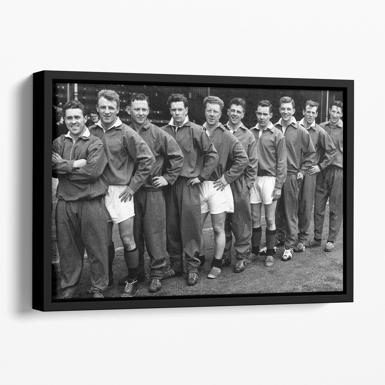 Scotland Football Team 1959 Floating Framed Canvas - Canvas Art Rocks - 1