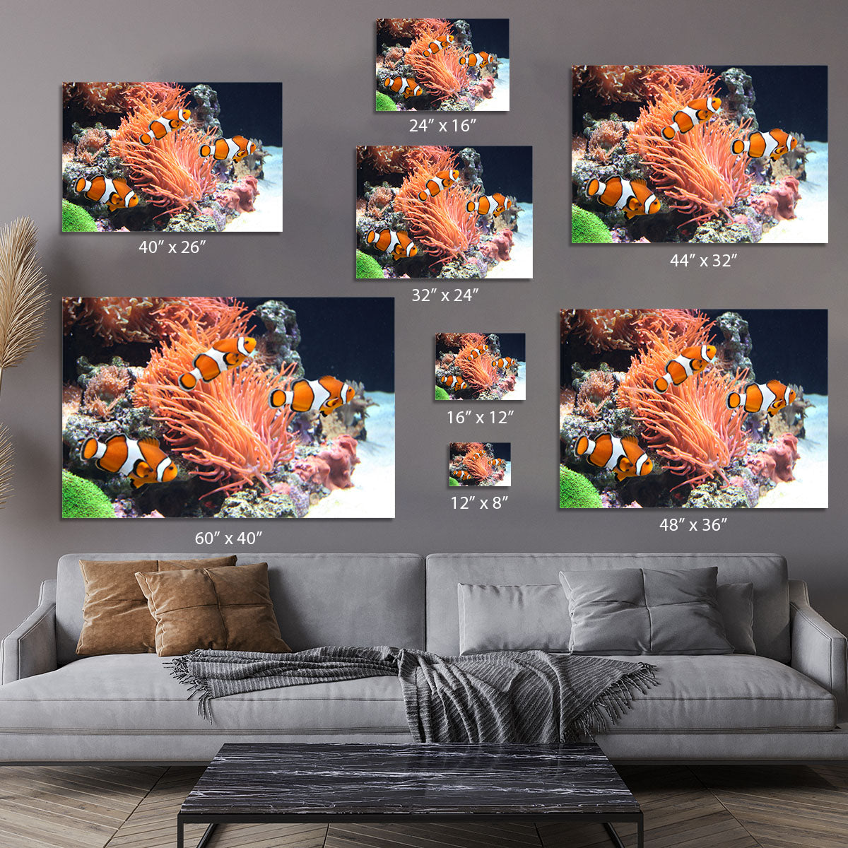 Sea anemone Canvas Print or Poster - Canvas Art Rocks - 7