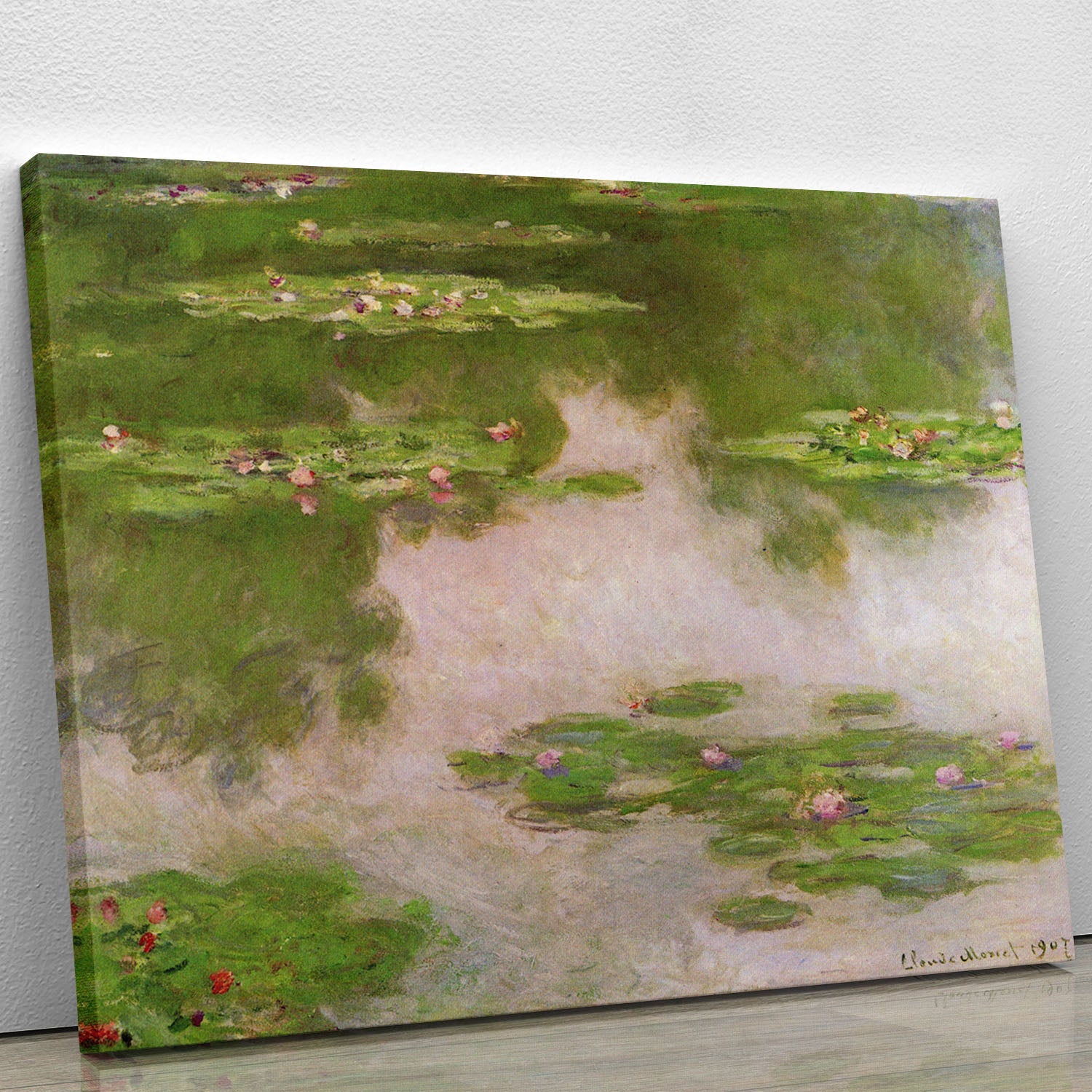 Sea roses 2 by Monet Canvas Print or Poster - Canvas Art Rocks - 1