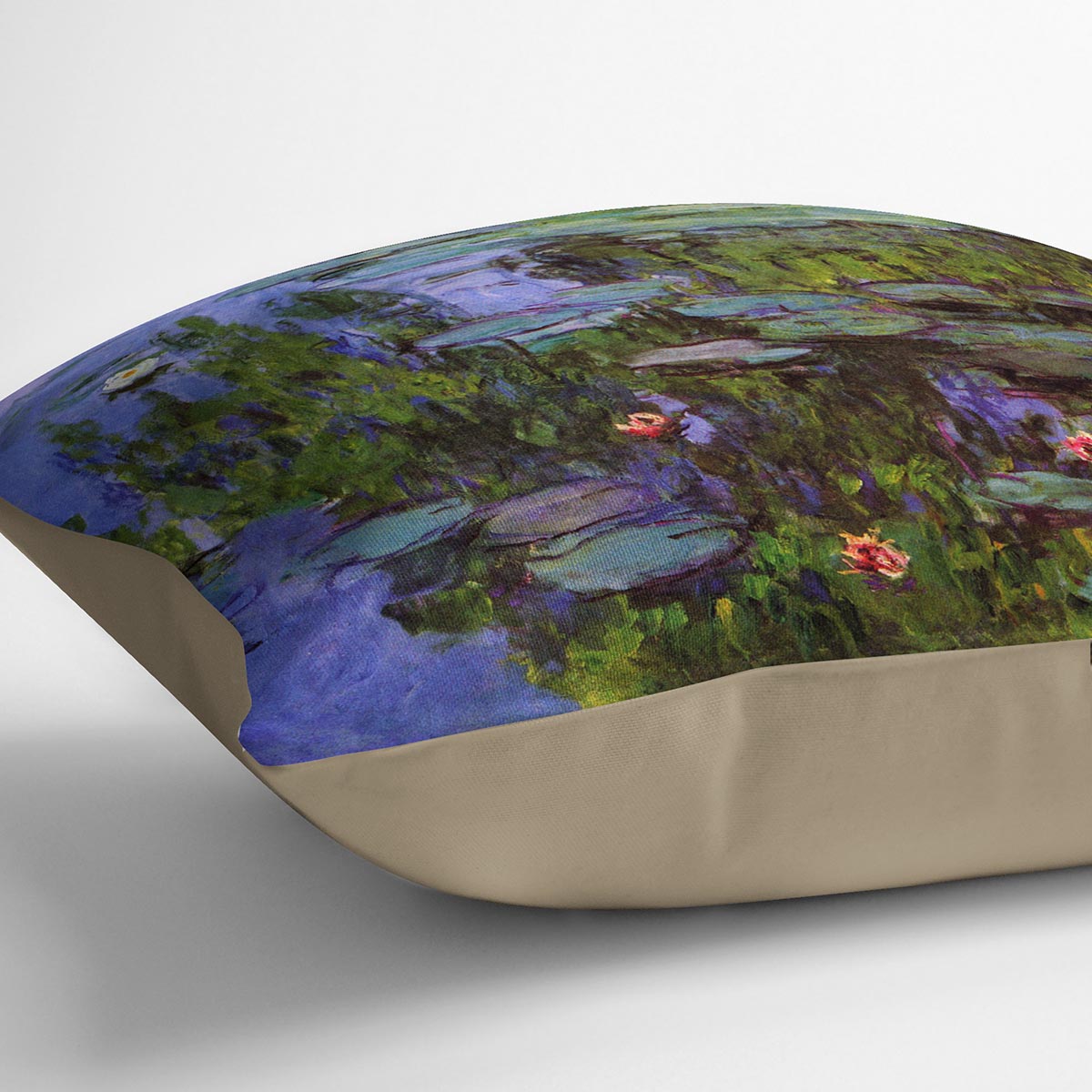 Sea roses by Monet Cushion