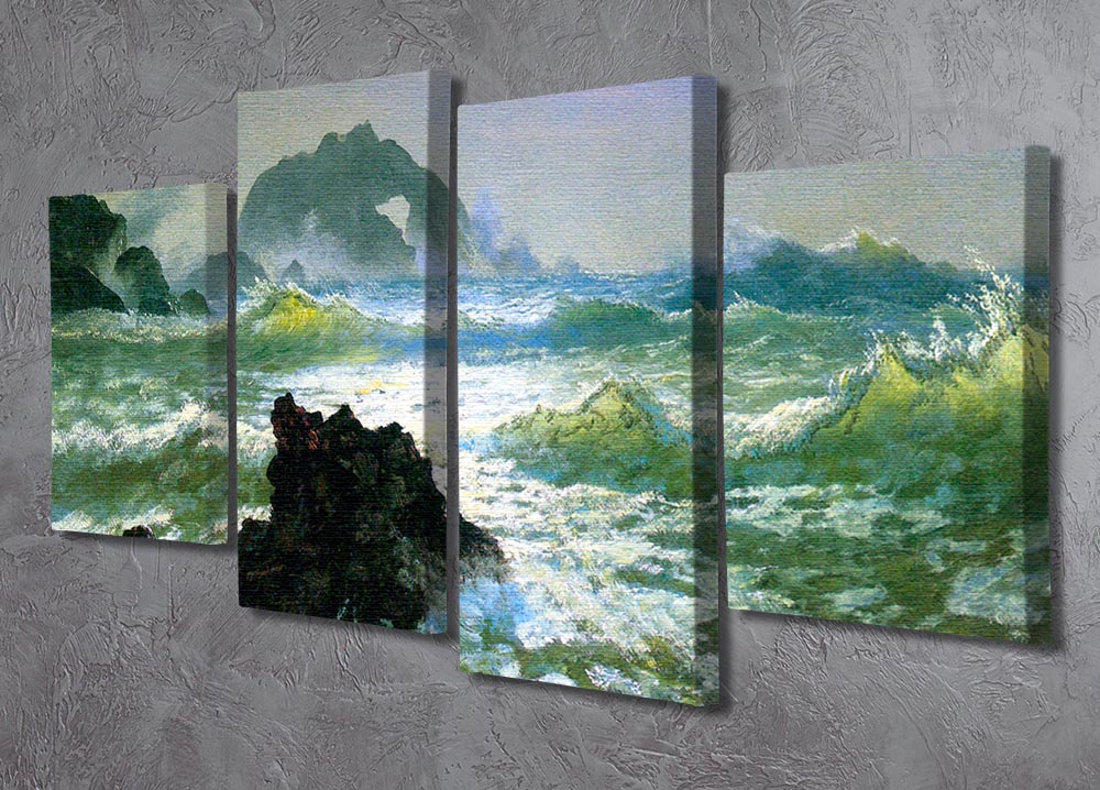 Seal Rock 2 by Bierstadt 4 Split Panel Canvas - Canvas Art Rocks - 2