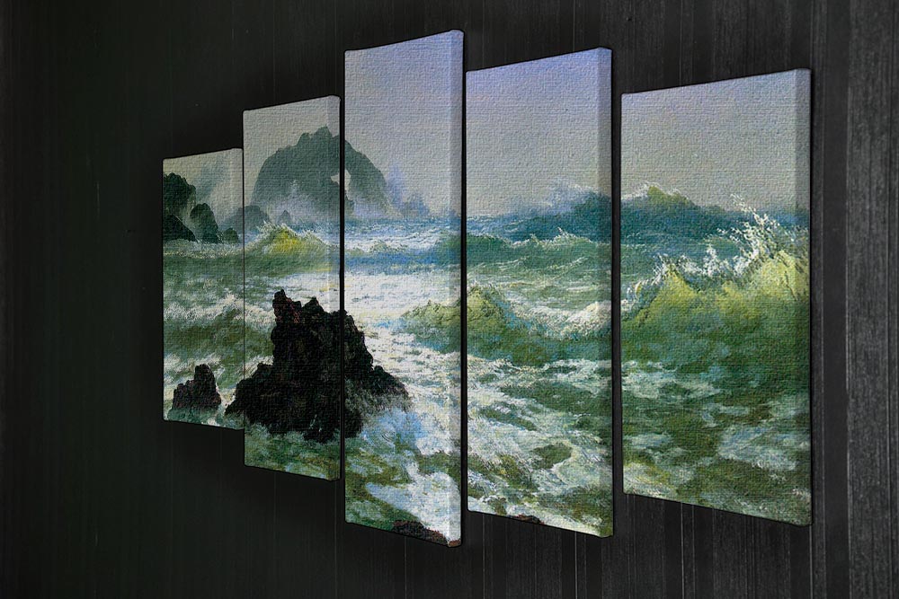 Seal Rock 2 by Bierstadt 5 Split Panel Canvas - Canvas Art Rocks - 2