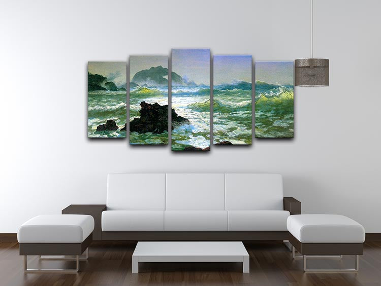 Seal Rock 2 by Bierstadt 5 Split Panel Canvas - Canvas Art Rocks - 3
