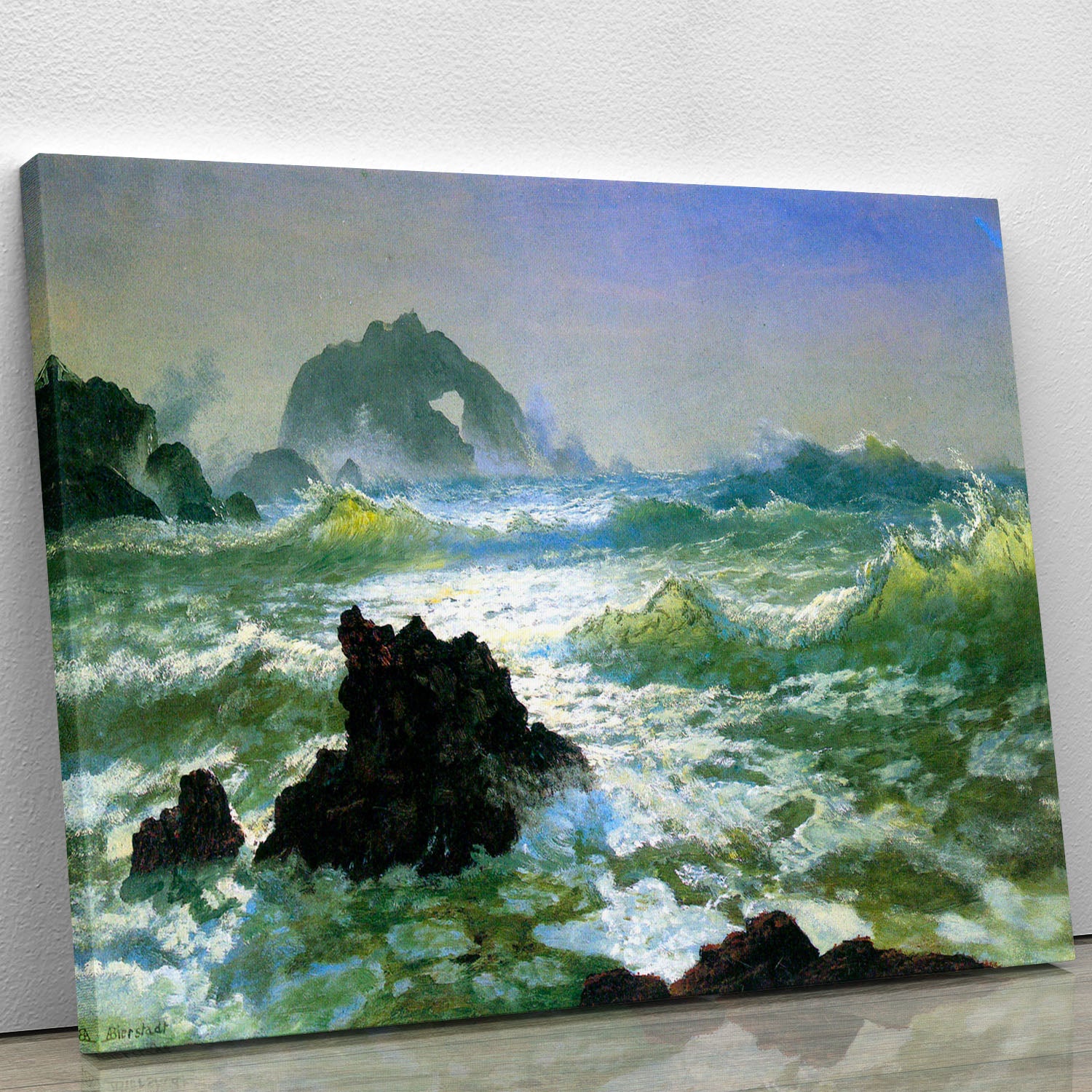 Seal Rock 2 by Bierstadt Canvas Print or Poster - Canvas Art Rocks - 1