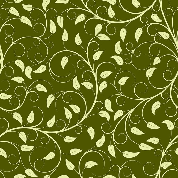 Seamless pattern from green plants Wall Mural Wallpaper