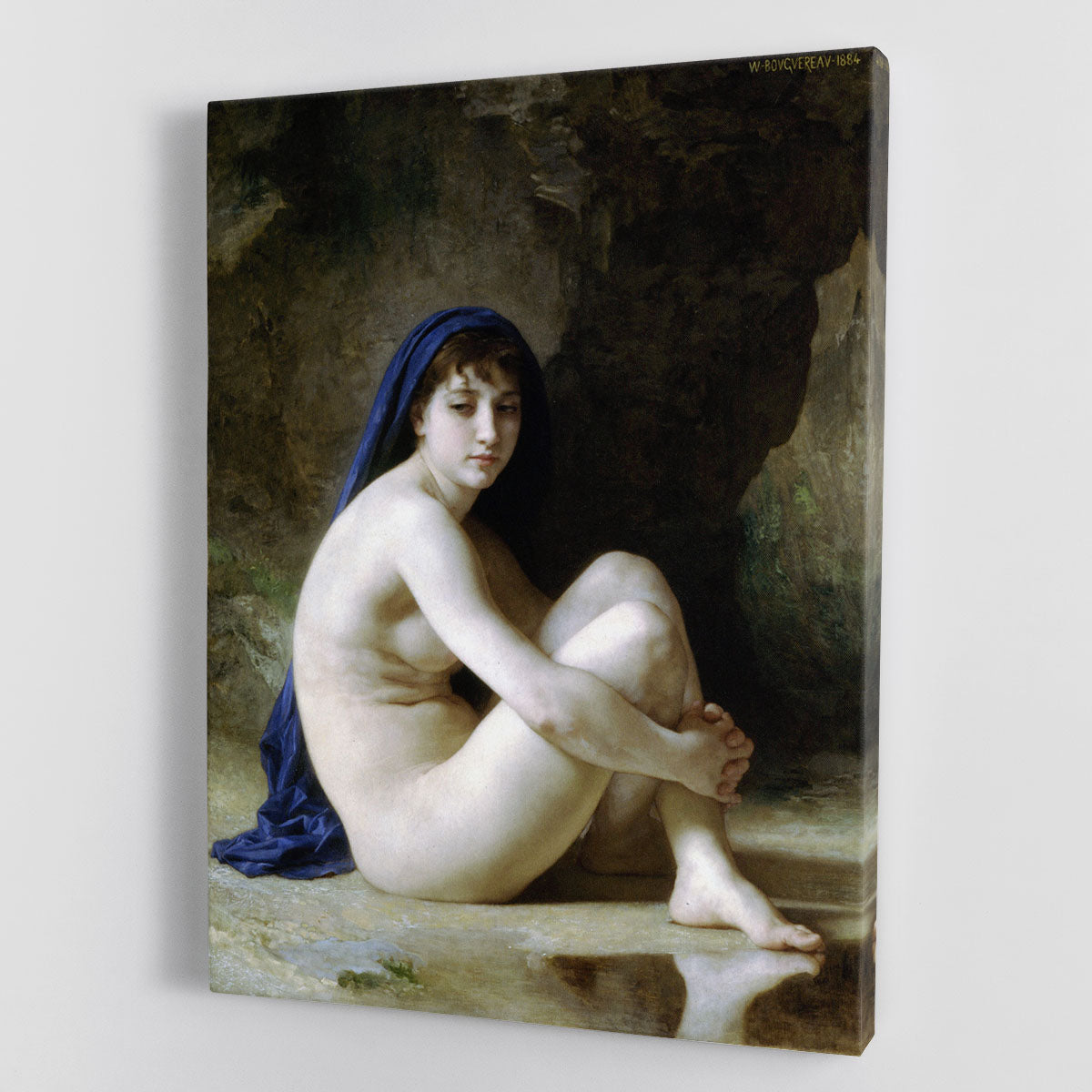 Seated Nude By Bouguereau Canvas Print or Poster - Canvas Art Rocks - 1