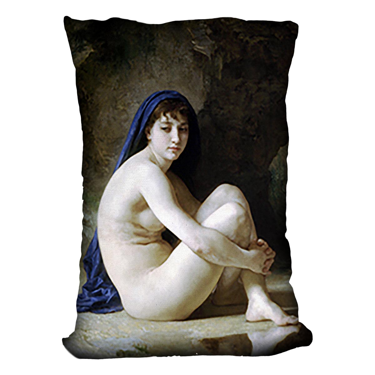 Seated Nude By Bouguereau Cushion
