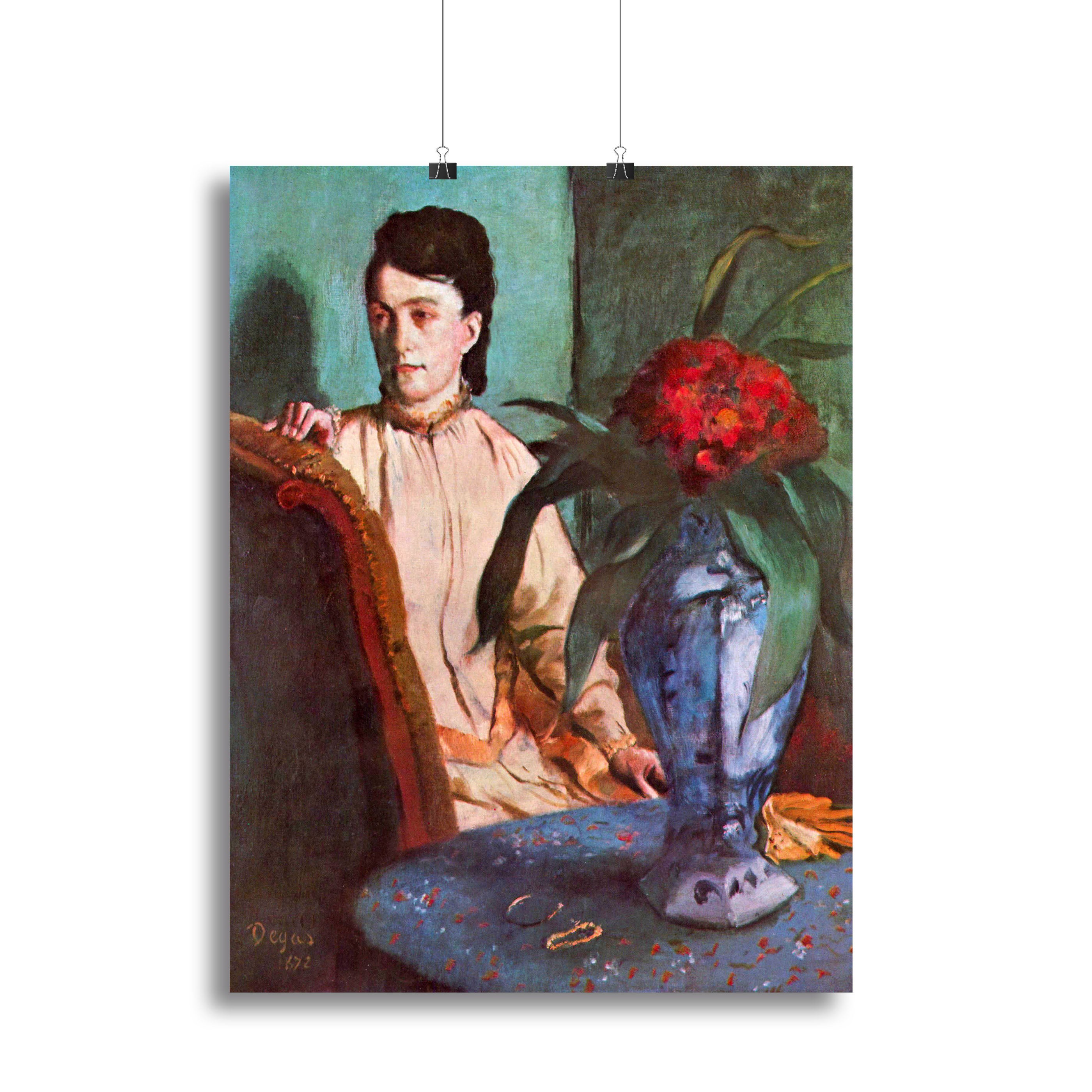 Seated woman by Degas Canvas Print or Poster - Canvas Art Rocks - 2