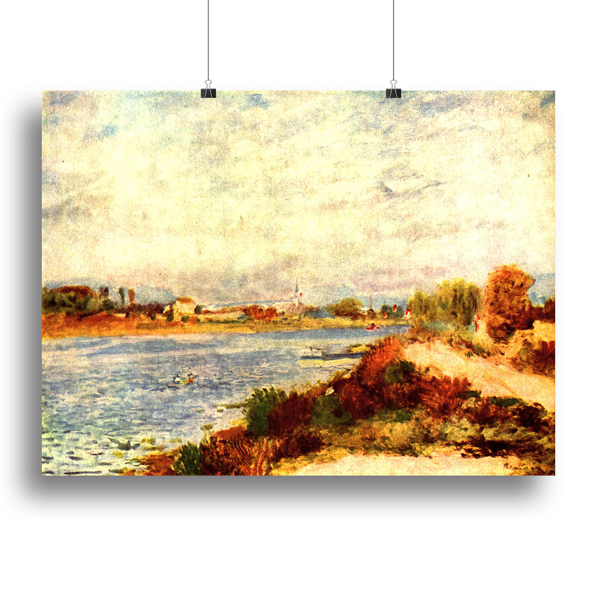 Seine in Argenteuil by Renoir Canvas Print or Poster - Canvas Art Rocks - 2