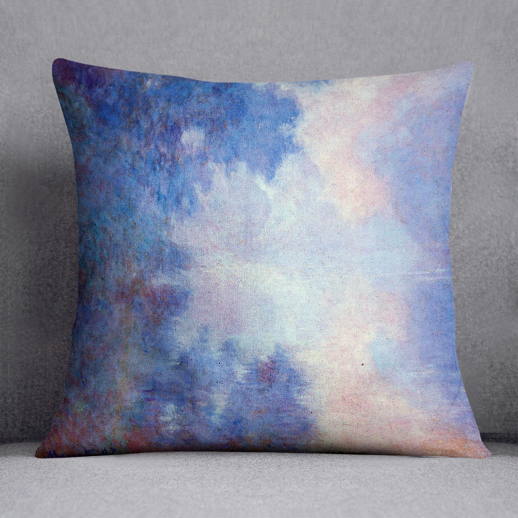 Seine in Morning by Monet Cushion