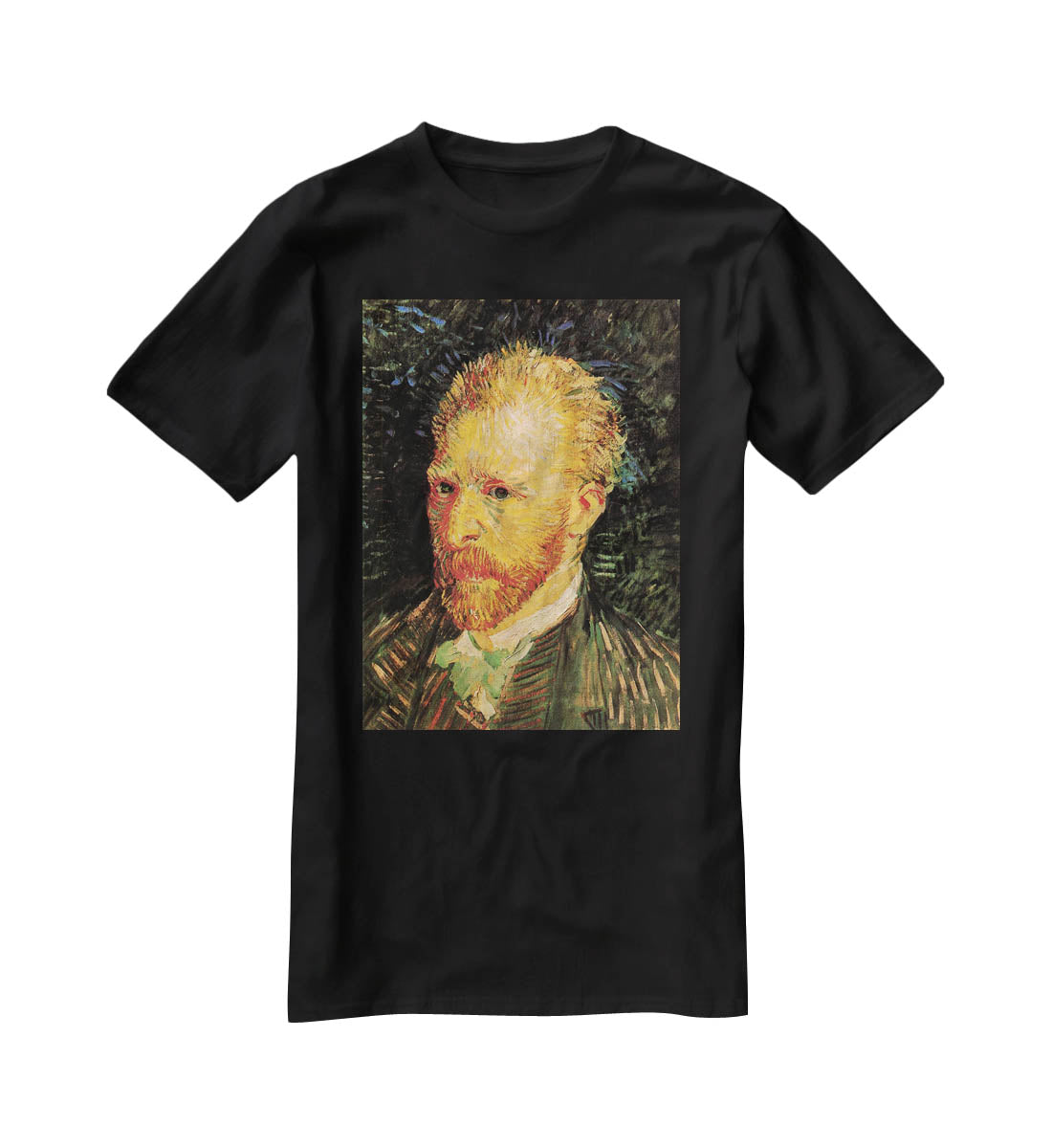 Self-Portrait 10 by Van Gogh T-Shirt - Canvas Art Rocks - 1