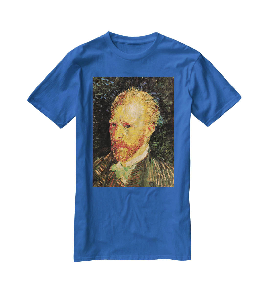 Self-Portrait 10 by Van Gogh T-Shirt - Canvas Art Rocks - 2