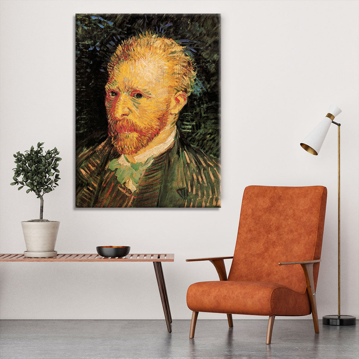 Self-Portrait 10 by Van Gogh Canvas Print or Poster - Canvas Art Rocks - 6