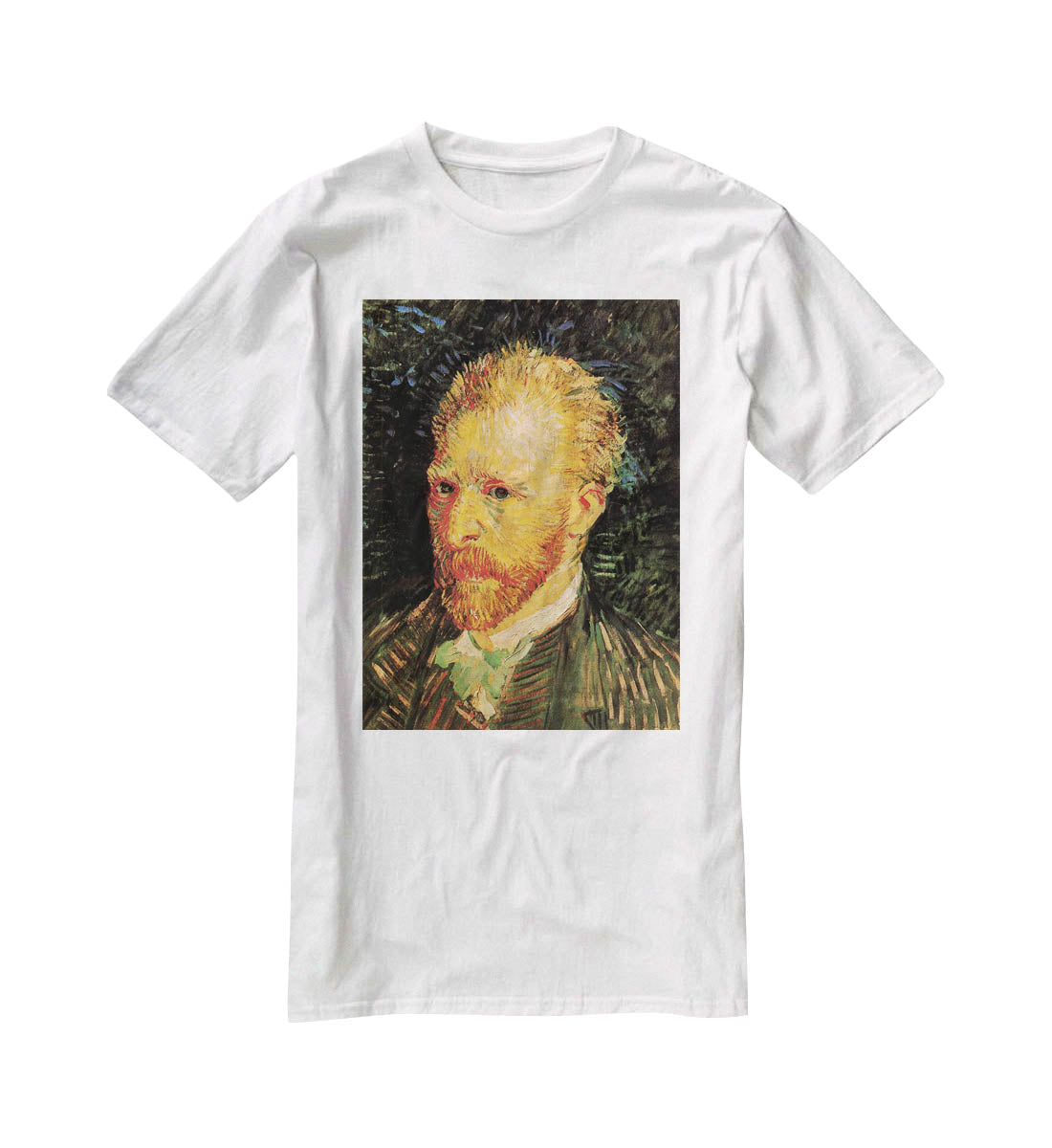 Self-Portrait 10 by Van Gogh T-Shirt - Canvas Art Rocks - 5