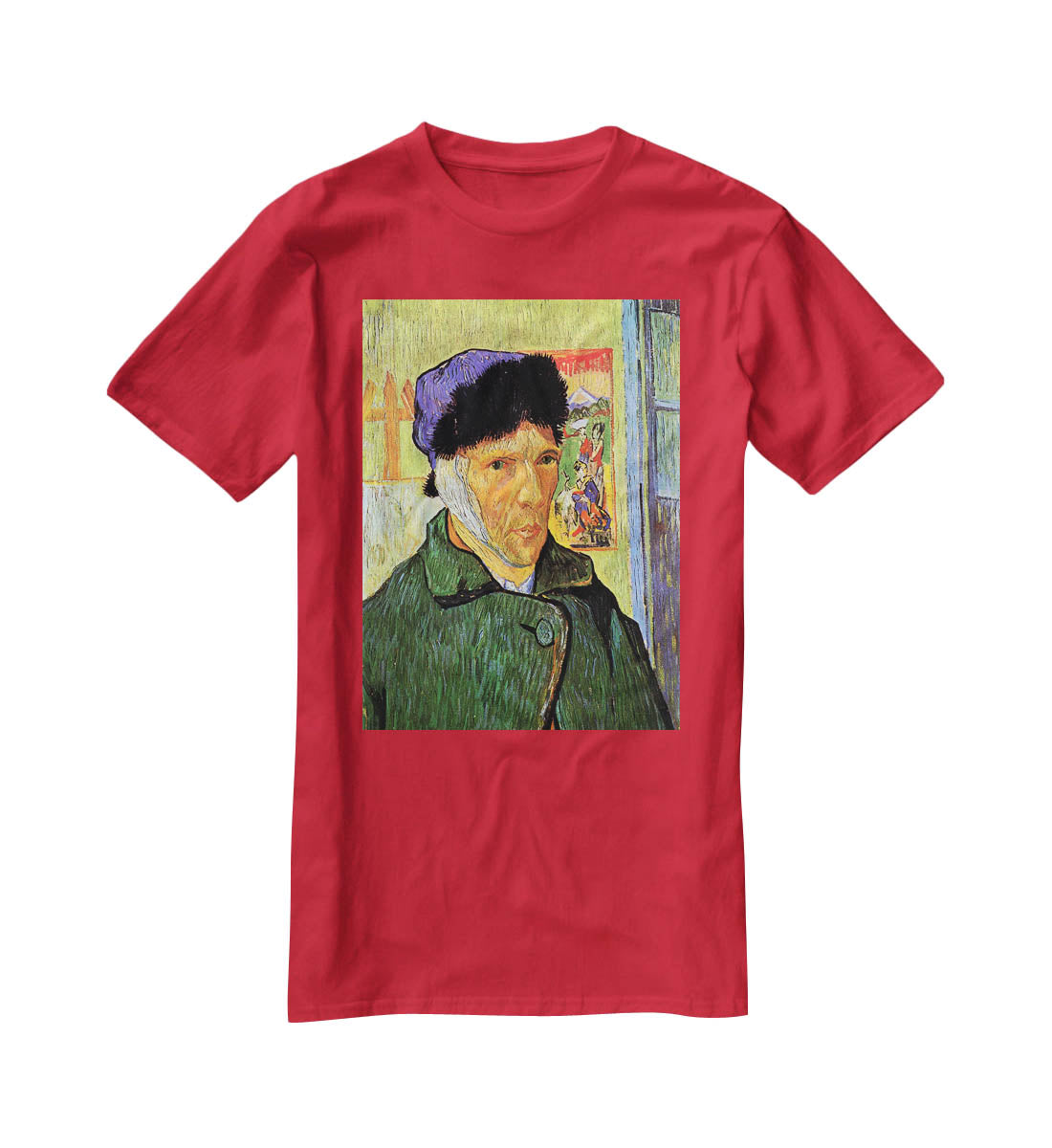 Self-Portrait 11 by Van Gogh T-Shirt - Canvas Art Rocks - 4