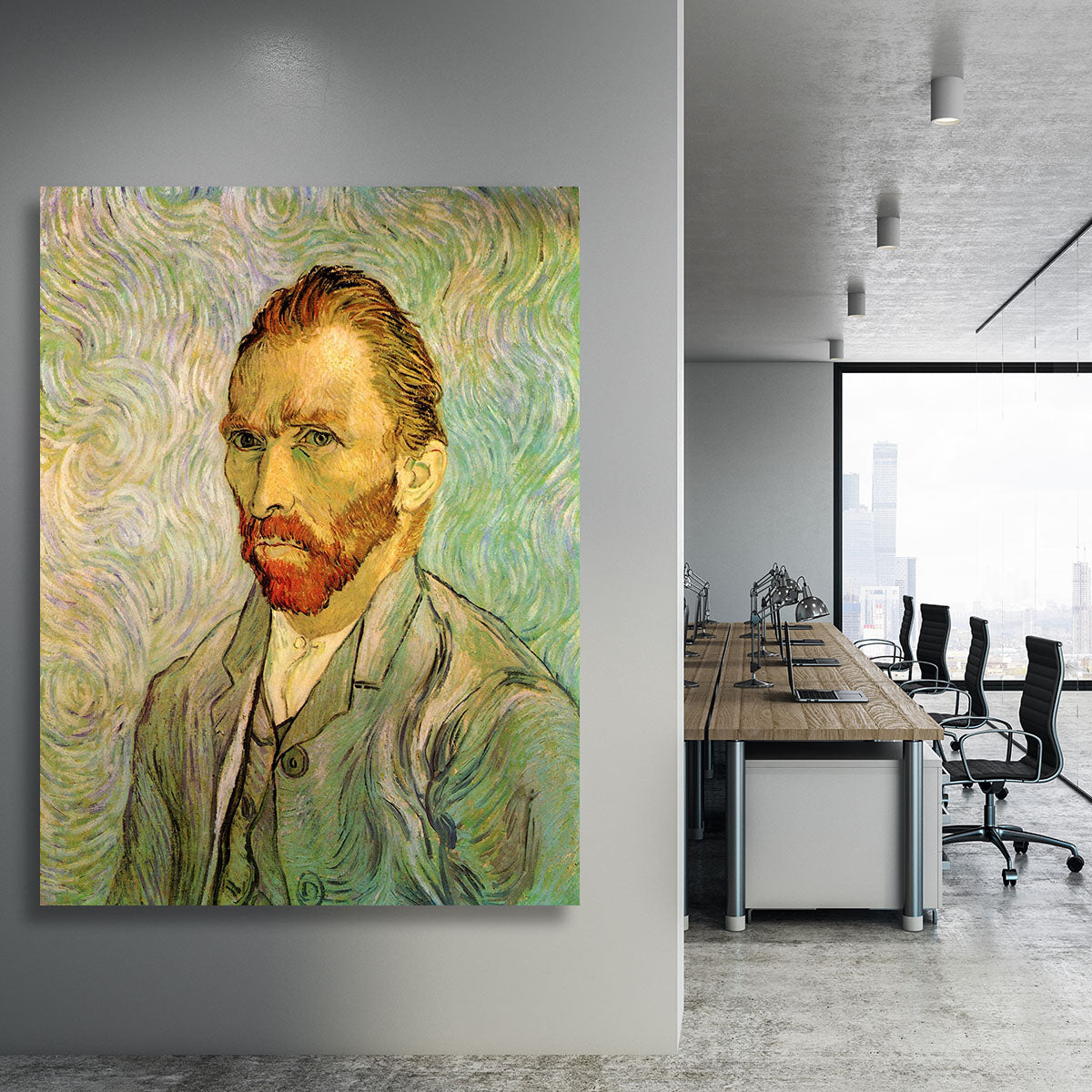 Self-Portrait 2 by Van Gogh Canvas Print or Poster - Canvas Art Rocks - 3