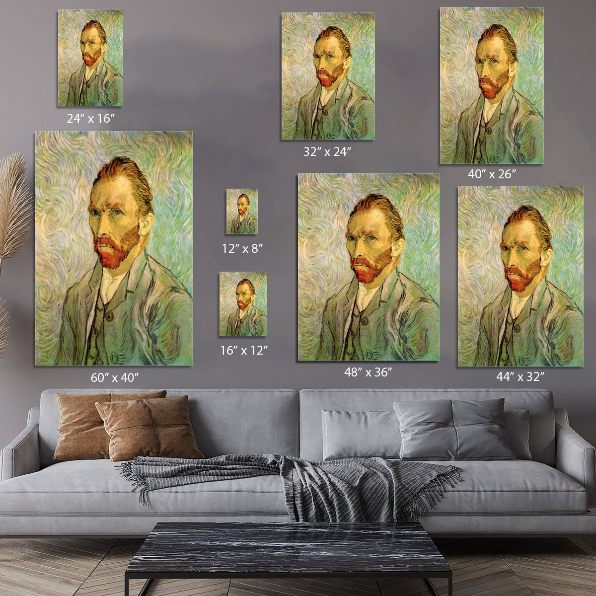 Self-Portrait 2 by Van Gogh Canvas Print or Poster - Canvas Art Rocks - 7