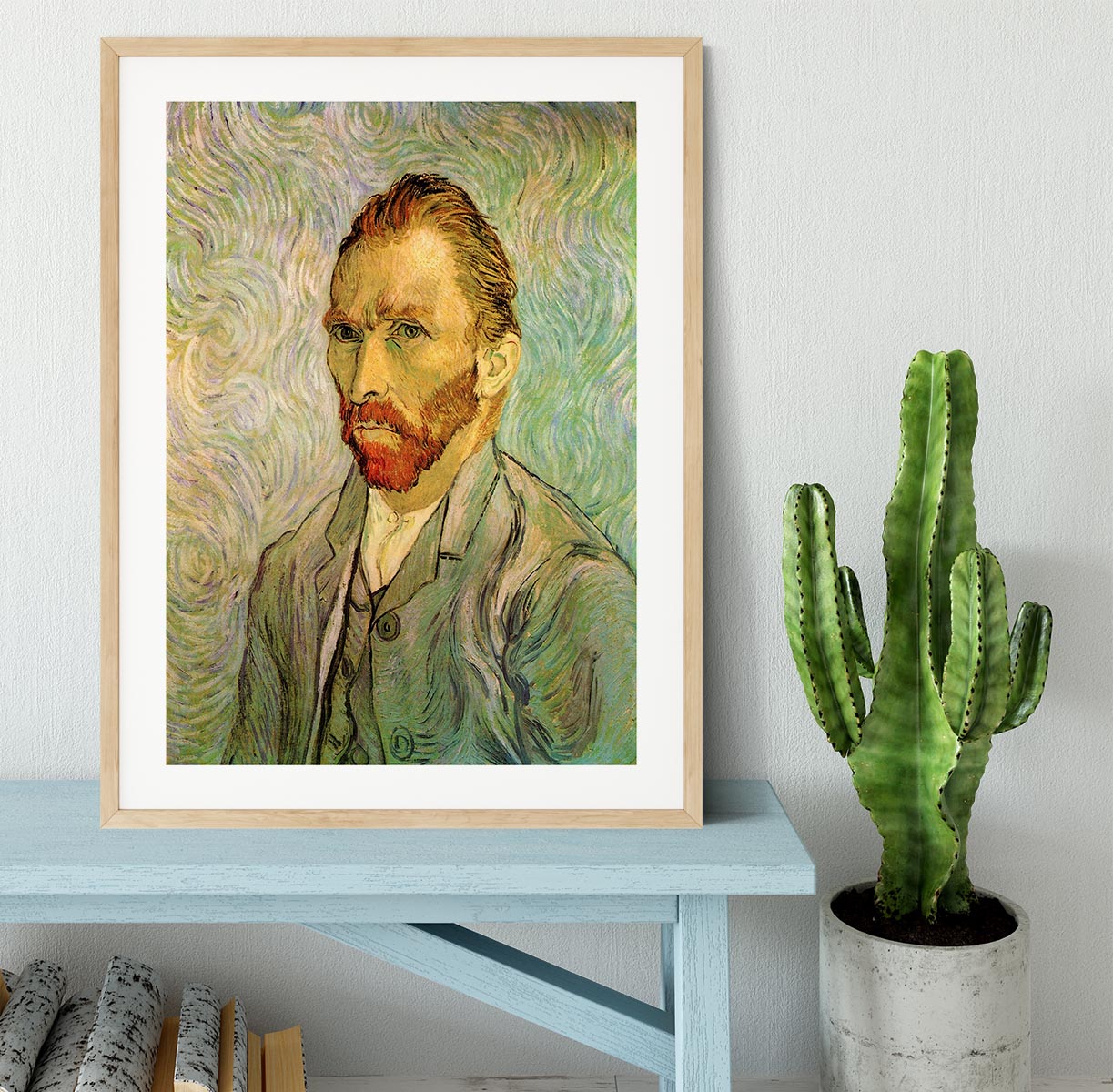 Self-Portrait 2 by Van Gogh Framed Print - Canvas Art Rocks - 3
