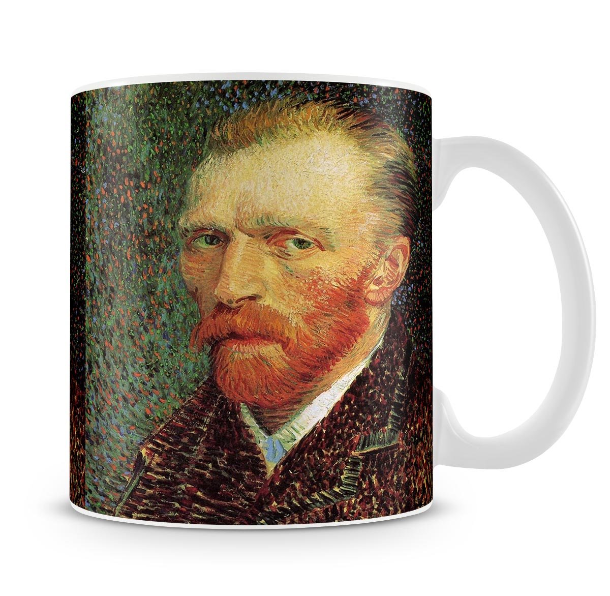 Self-Portrait 3 by Van Gogh Mug - Canvas Art Rocks - 4