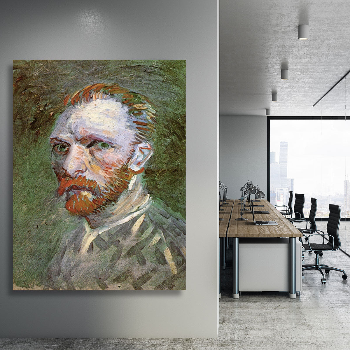 Self-Portrait 4 by Van Gogh Canvas Print or Poster - Canvas Art Rocks - 3
