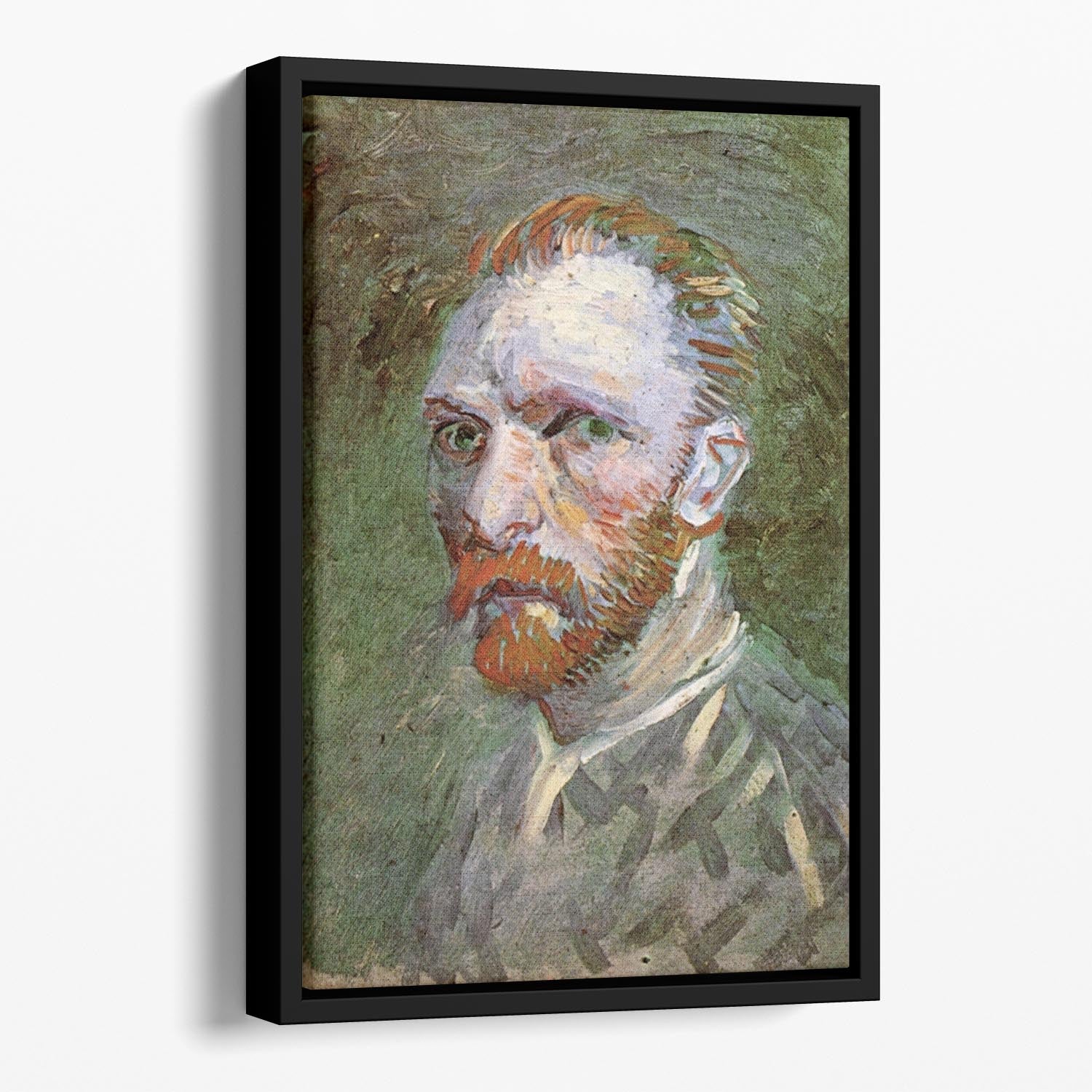 Self-Portrait 4 by Van Gogh Floating Framed Canvas