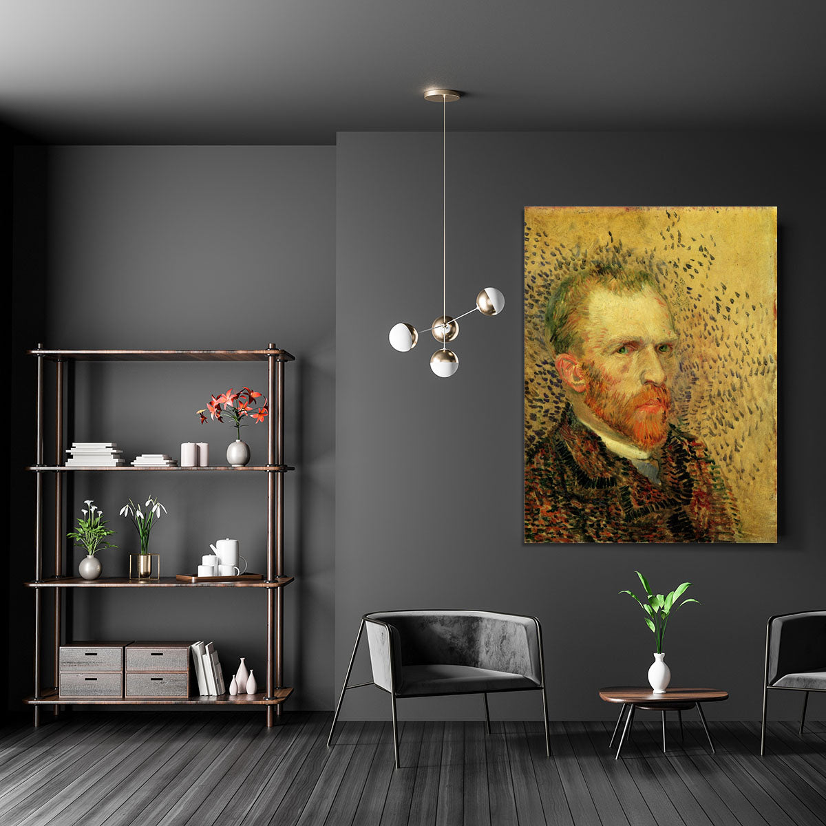 Self-Portrait 5 by Van Gogh Canvas Print or Poster - Canvas Art Rocks - 5