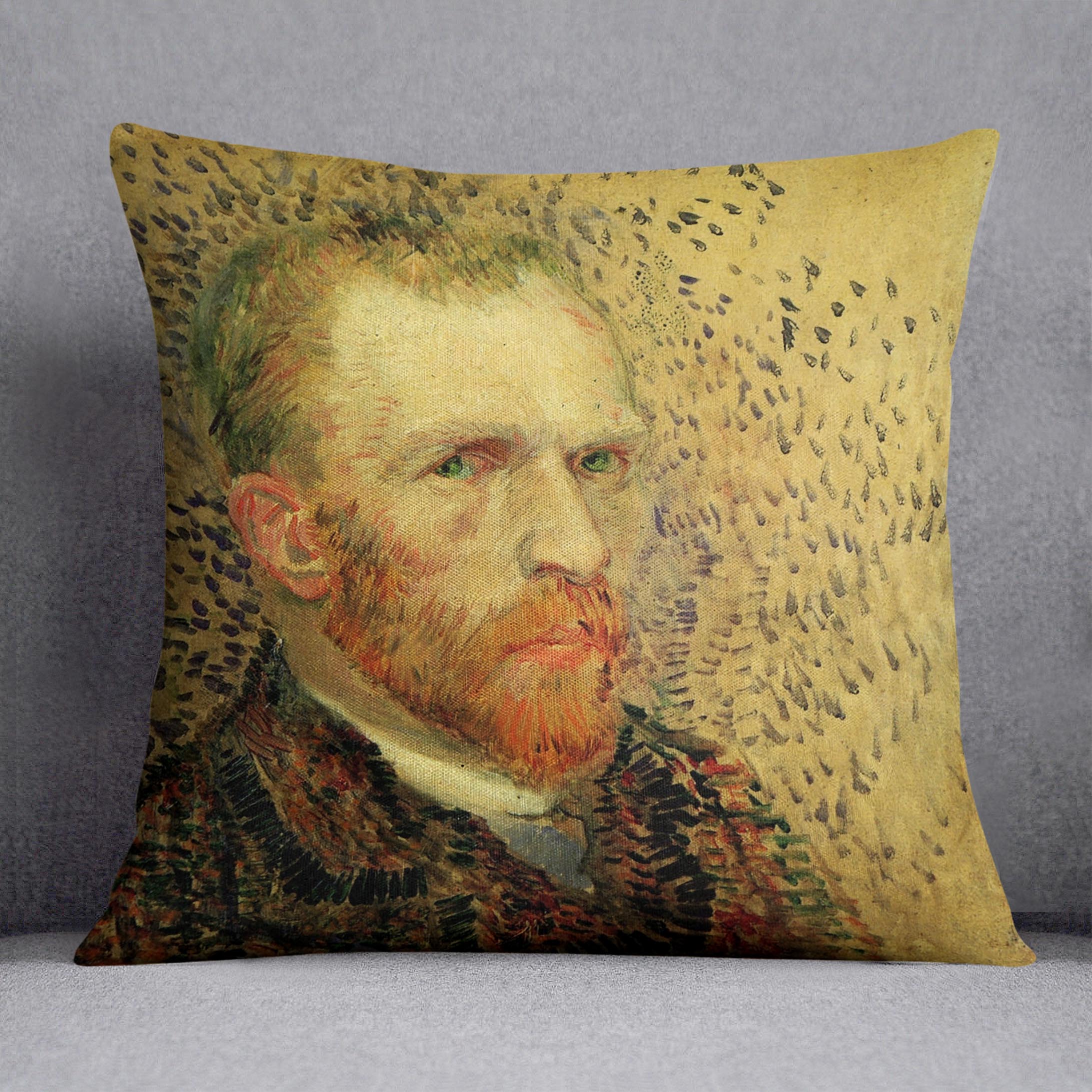 Self-Portrait 5 by Van Gogh Cushion