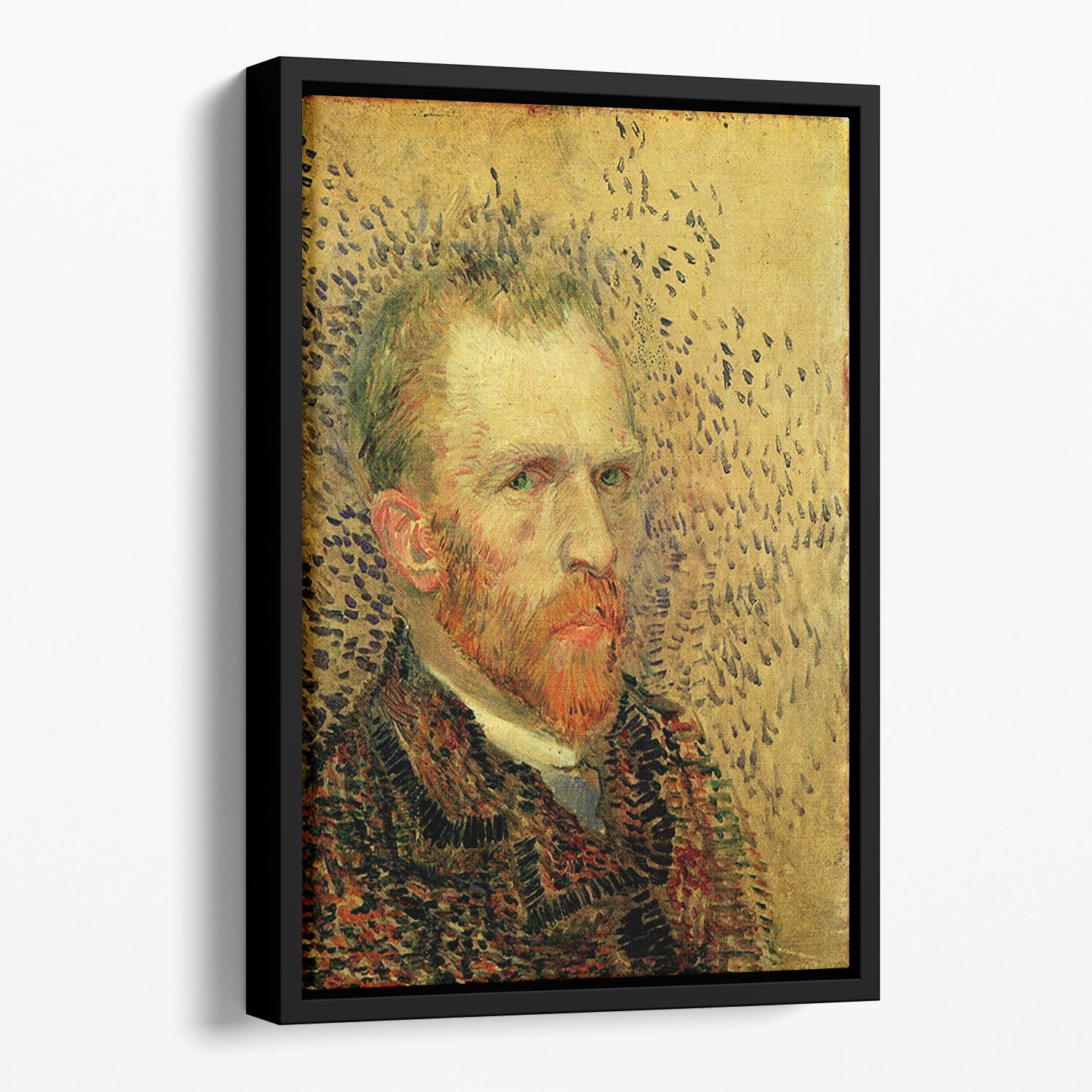 Self-Portrait 5 by Van Gogh Floating Framed Canvas