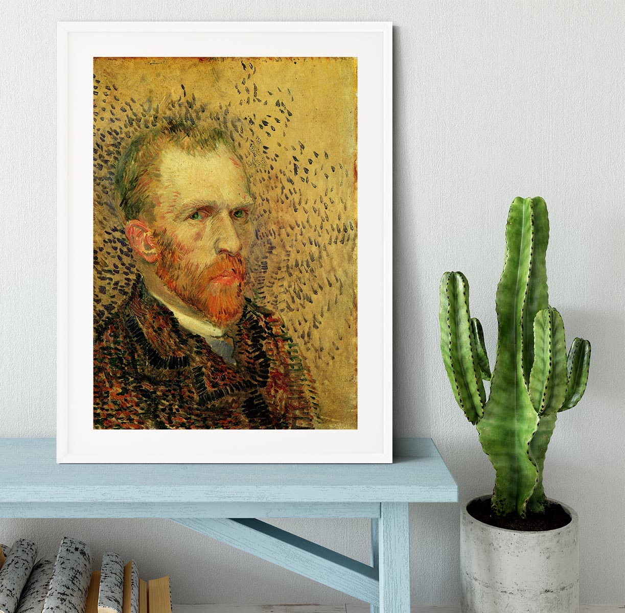 Self-Portrait 5 by Van Gogh Framed Print - Canvas Art Rocks - 5