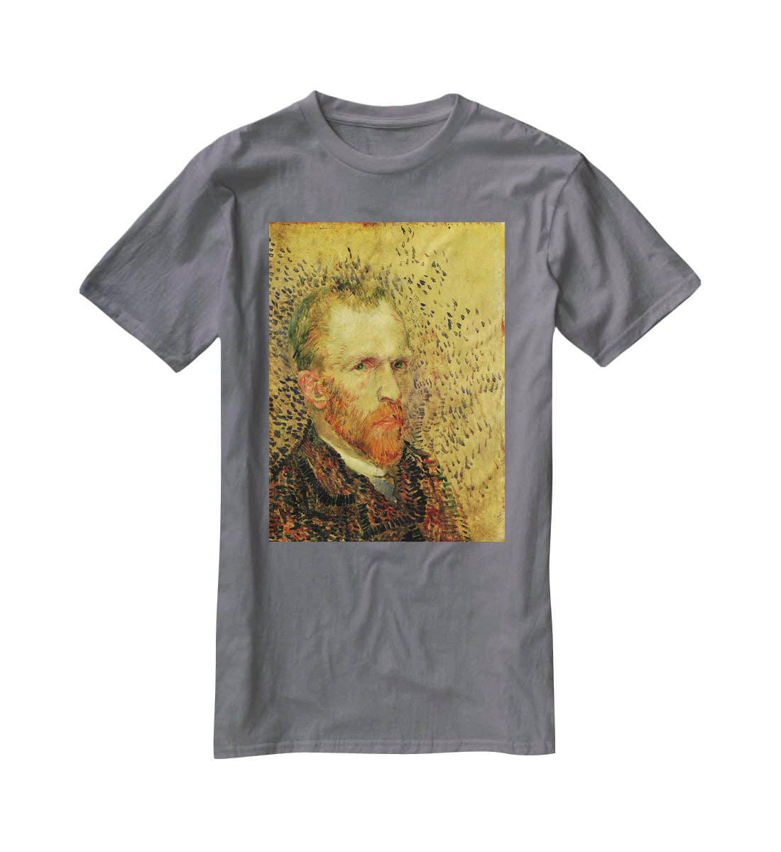Self-Portrait 5 by Van Gogh T-Shirt - Canvas Art Rocks - 3