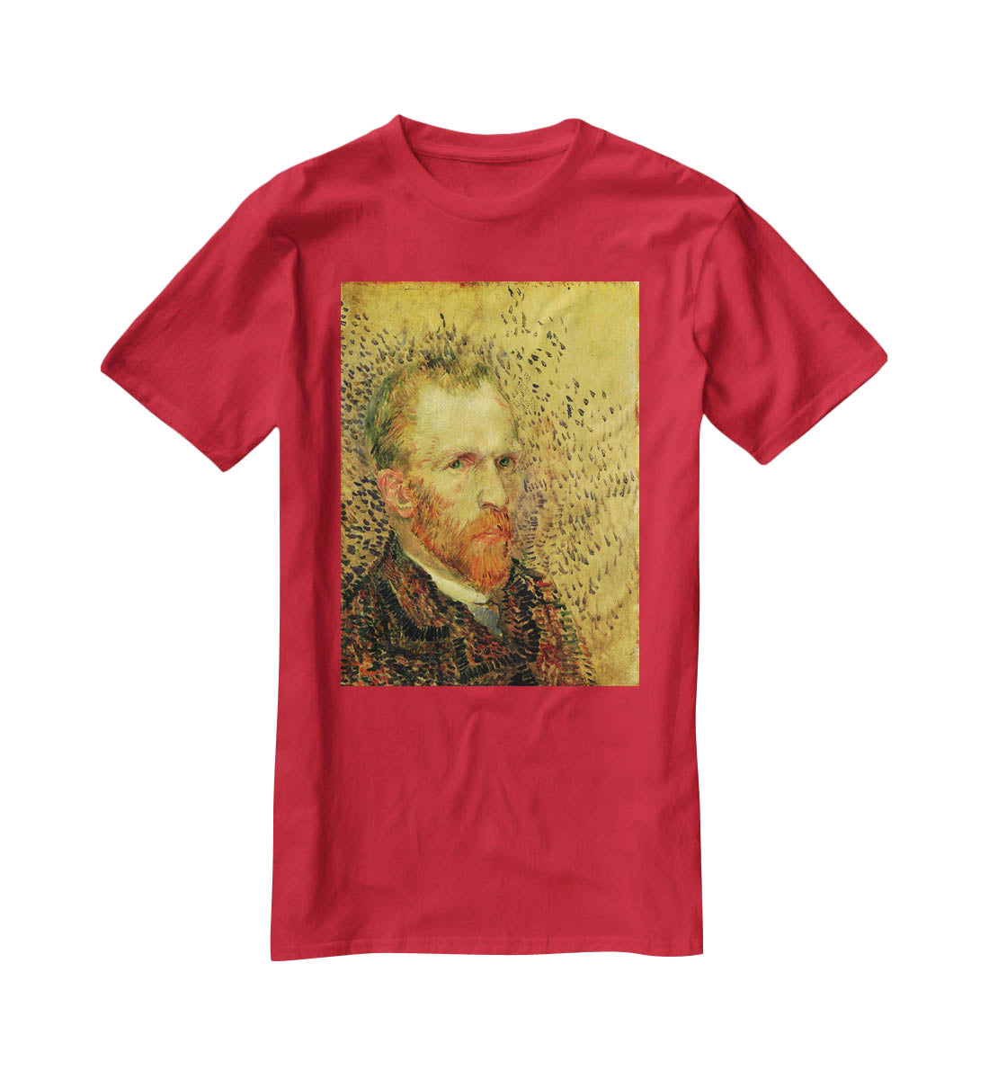 Self-Portrait 5 by Van Gogh T-Shirt - Canvas Art Rocks - 4