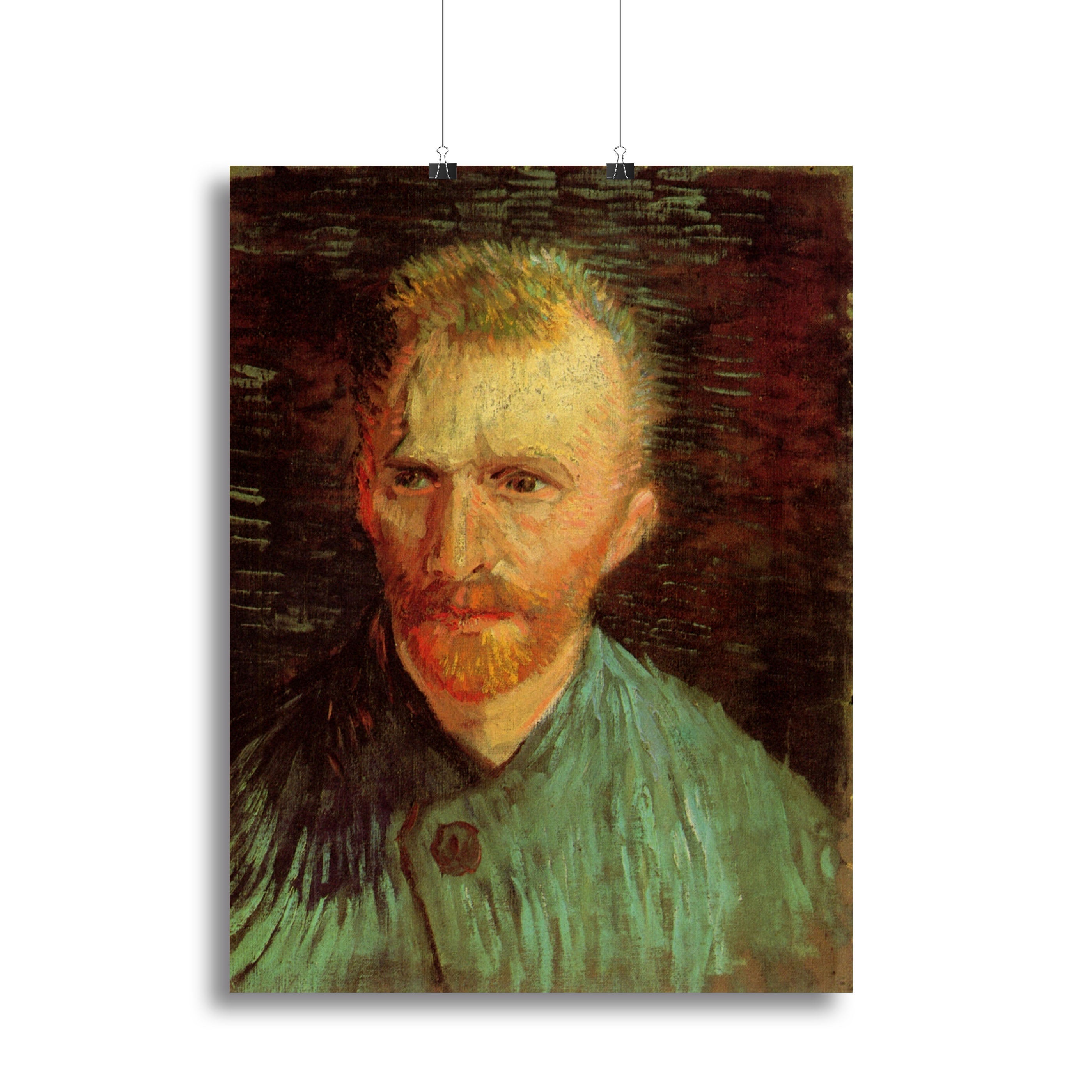 Self-Portrait 8 by Van Gogh Canvas Print or Poster - Canvas Art Rocks - 2