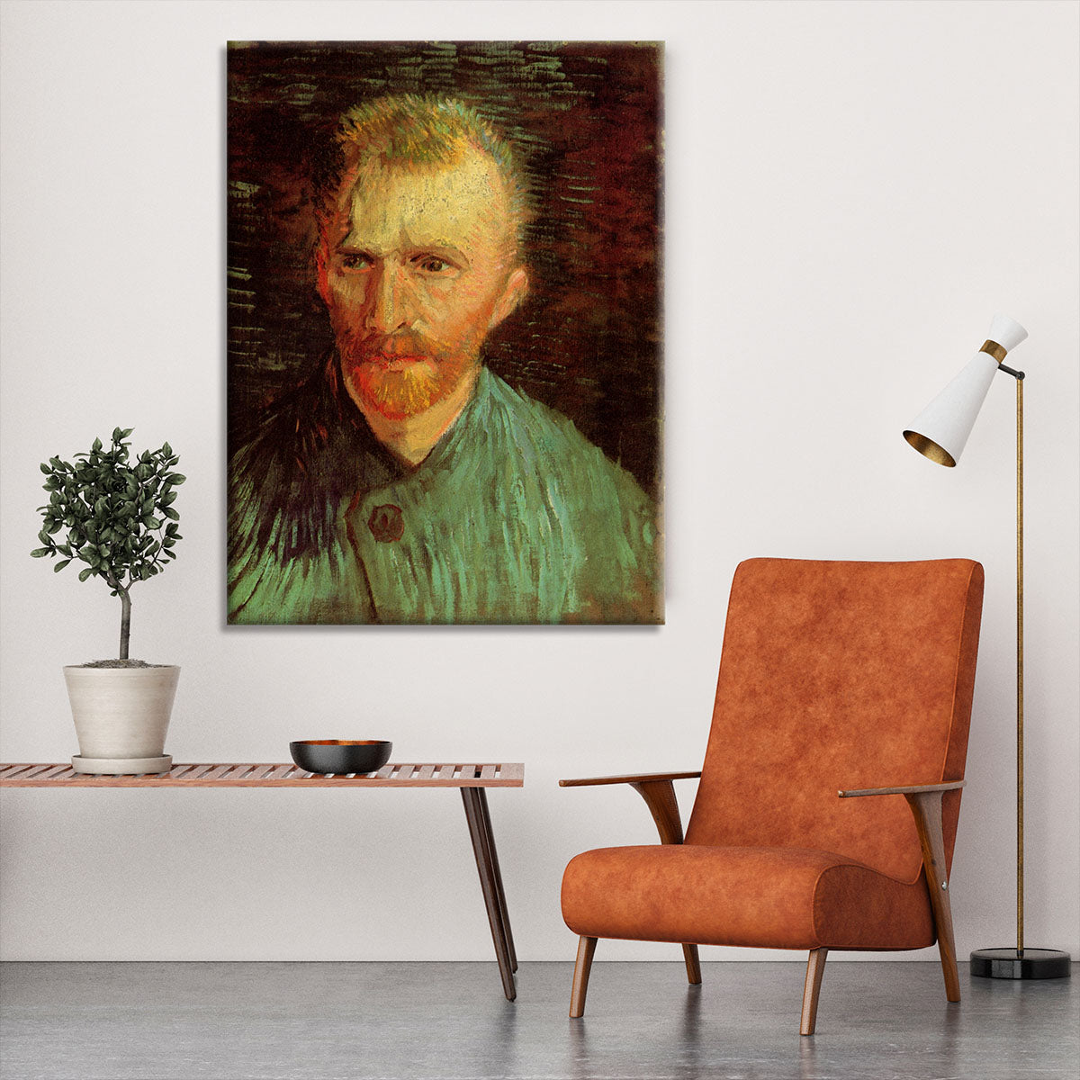 Self-Portrait 8 by Van Gogh Canvas Print or Poster - Canvas Art Rocks - 6