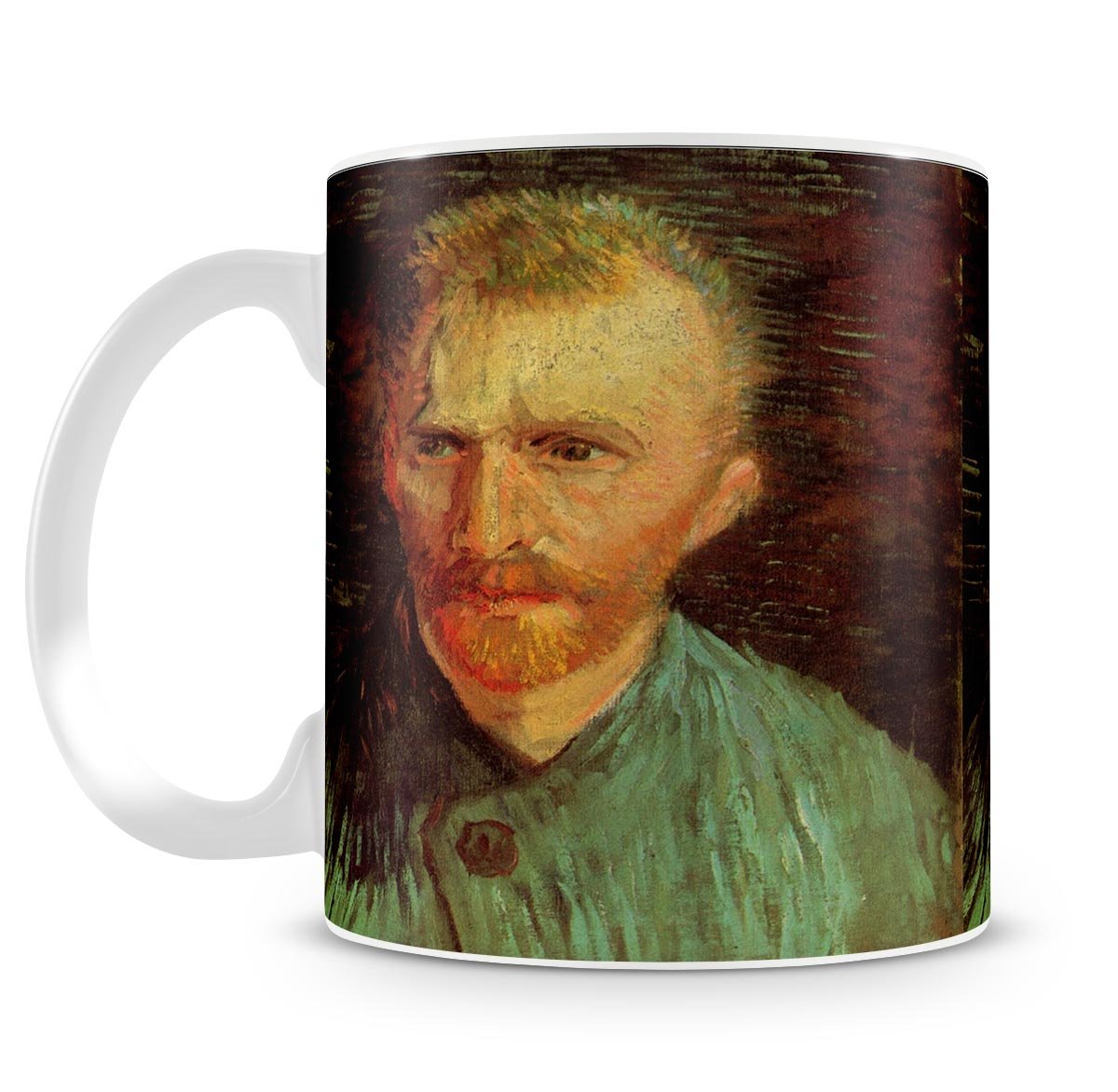 Self-Portrait 8 by Van Gogh Mug - Canvas Art Rocks - 4