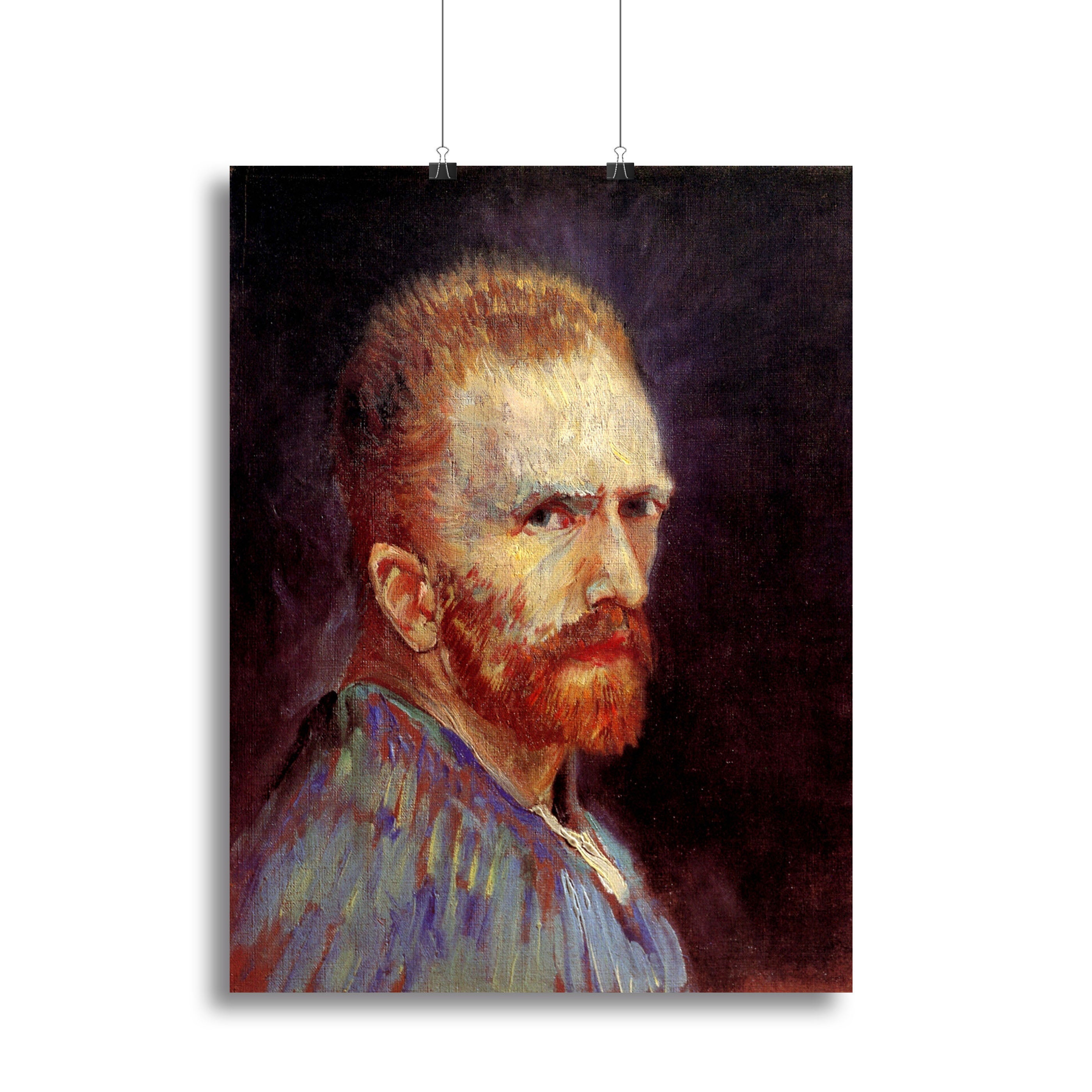 Self-Portrait 9 by Van Gogh Canvas Print or Poster - Canvas Art Rocks - 2
