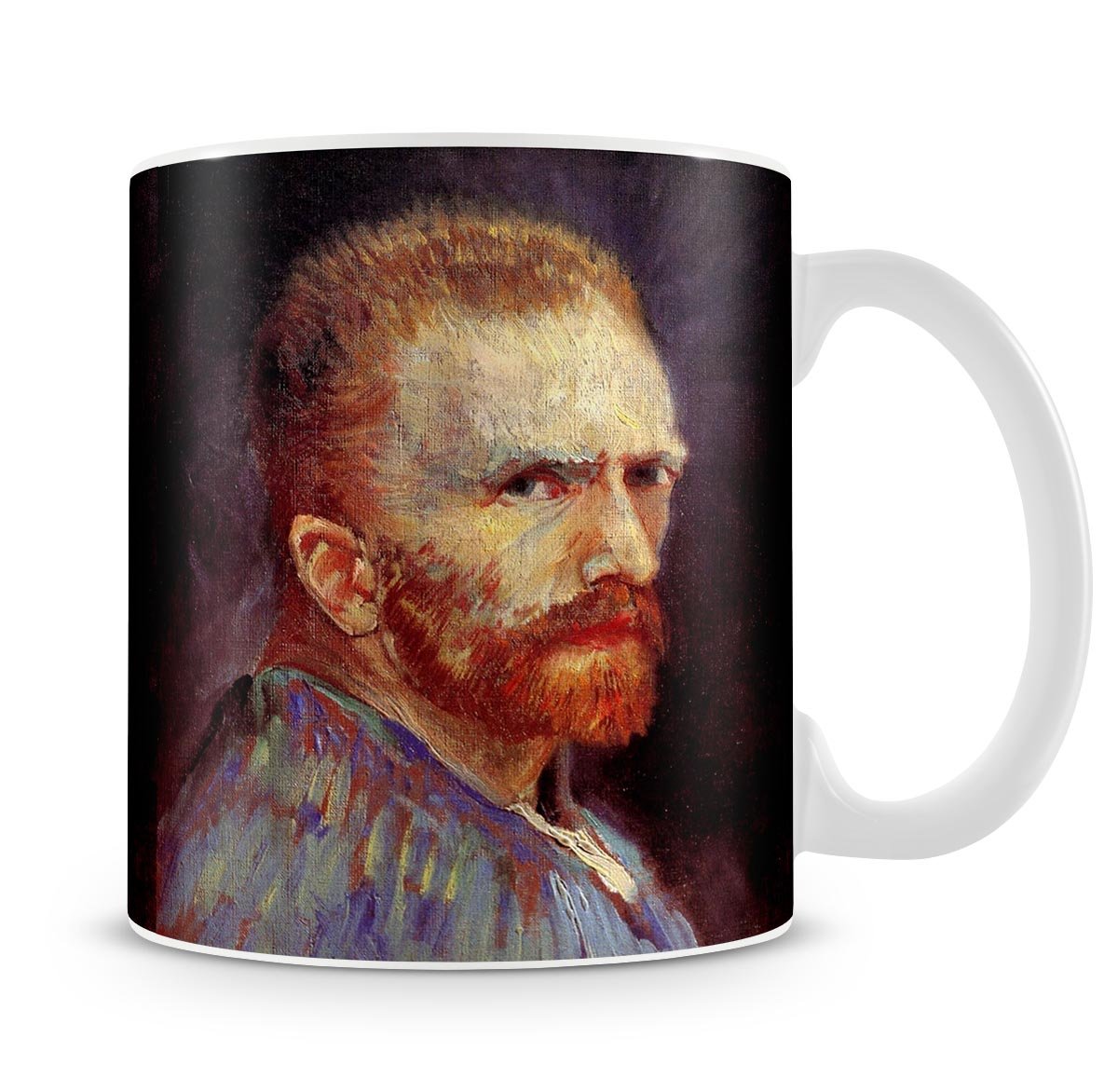 Self-Portrait 9 by Van Gogh Mug - Canvas Art Rocks - 4