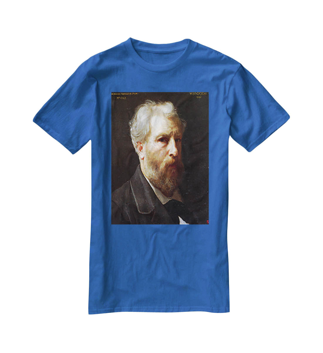 Self-Portrait Presented To M Sage By Bouguereau T-Shirt - Canvas Art Rocks - 2
