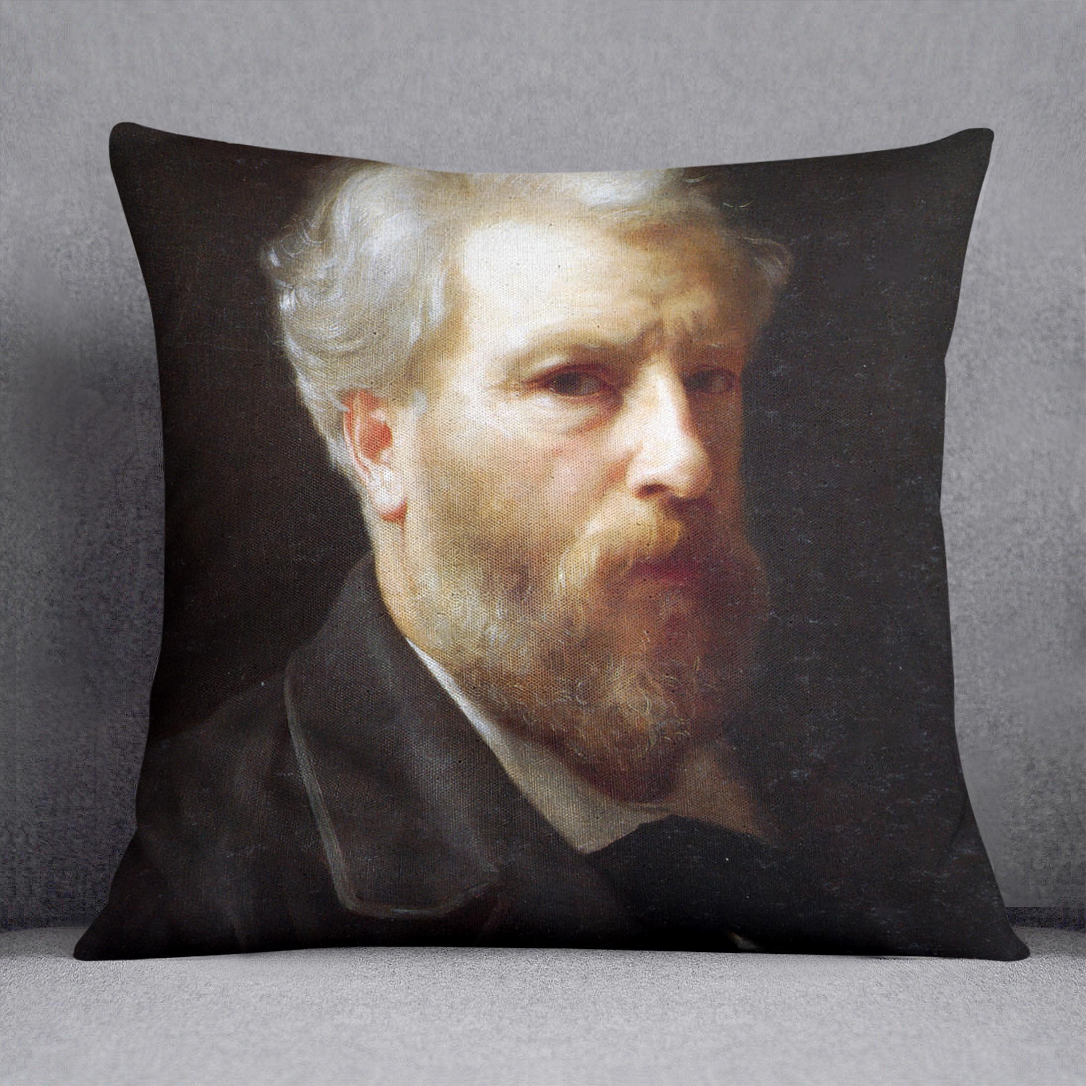 Self-Portrait Presented To M Sage By Bouguereau Cushion