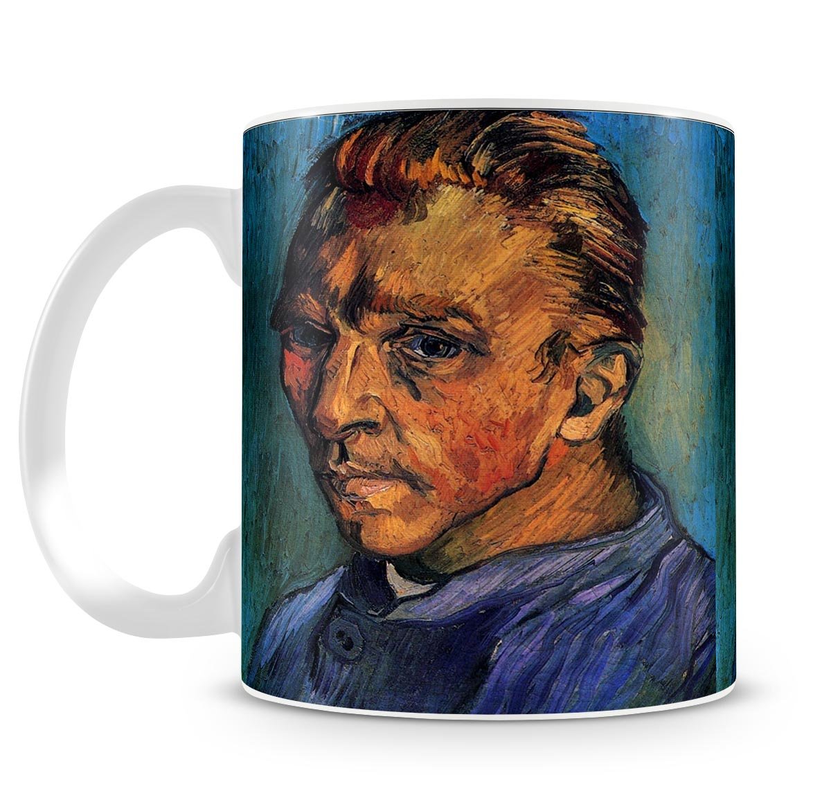 Self-Portrait by Van Gogh Mug - Canvas Art Rocks - 4