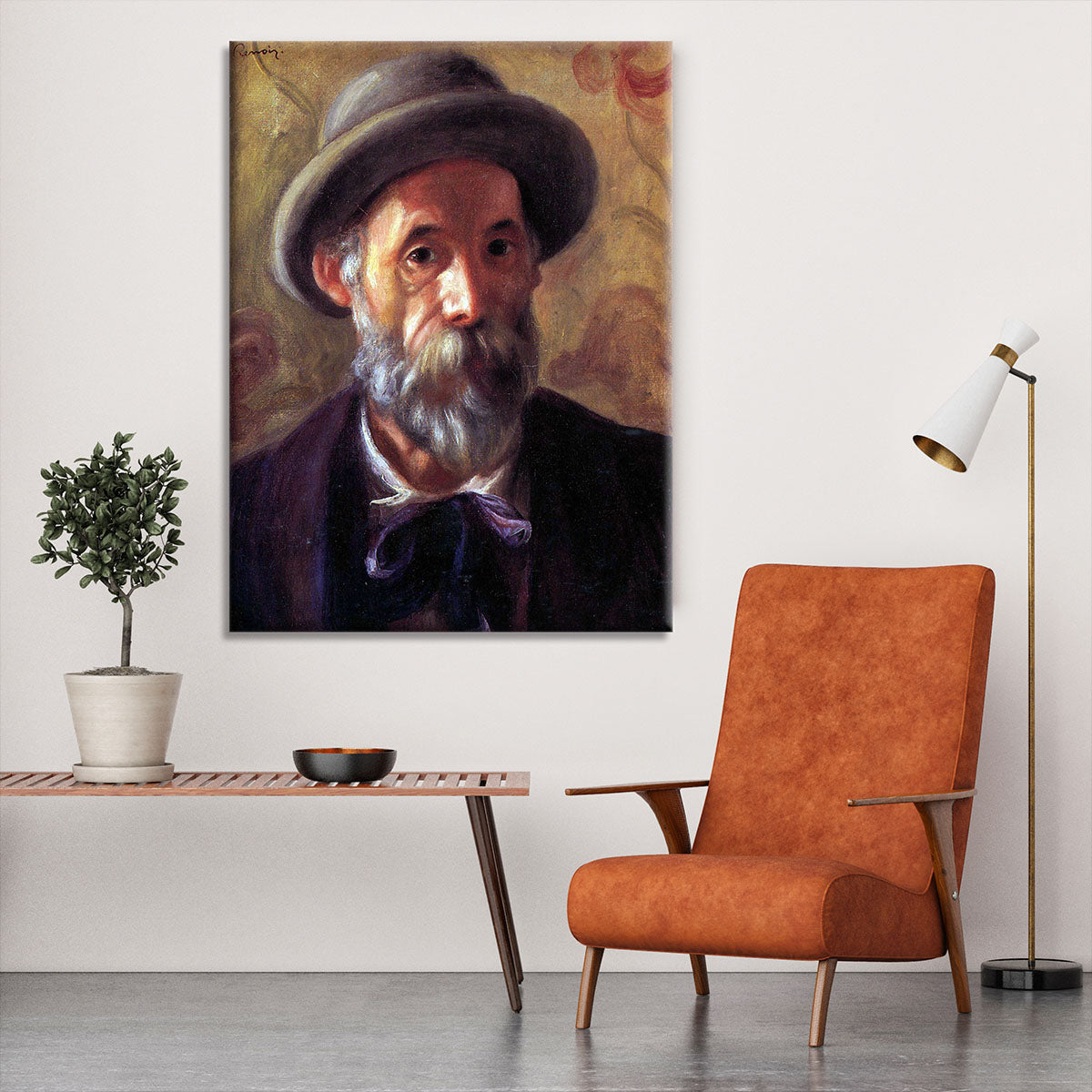 Self Portrait 1 by Renoir Canvas Print or Poster - Canvas Art Rocks - 6